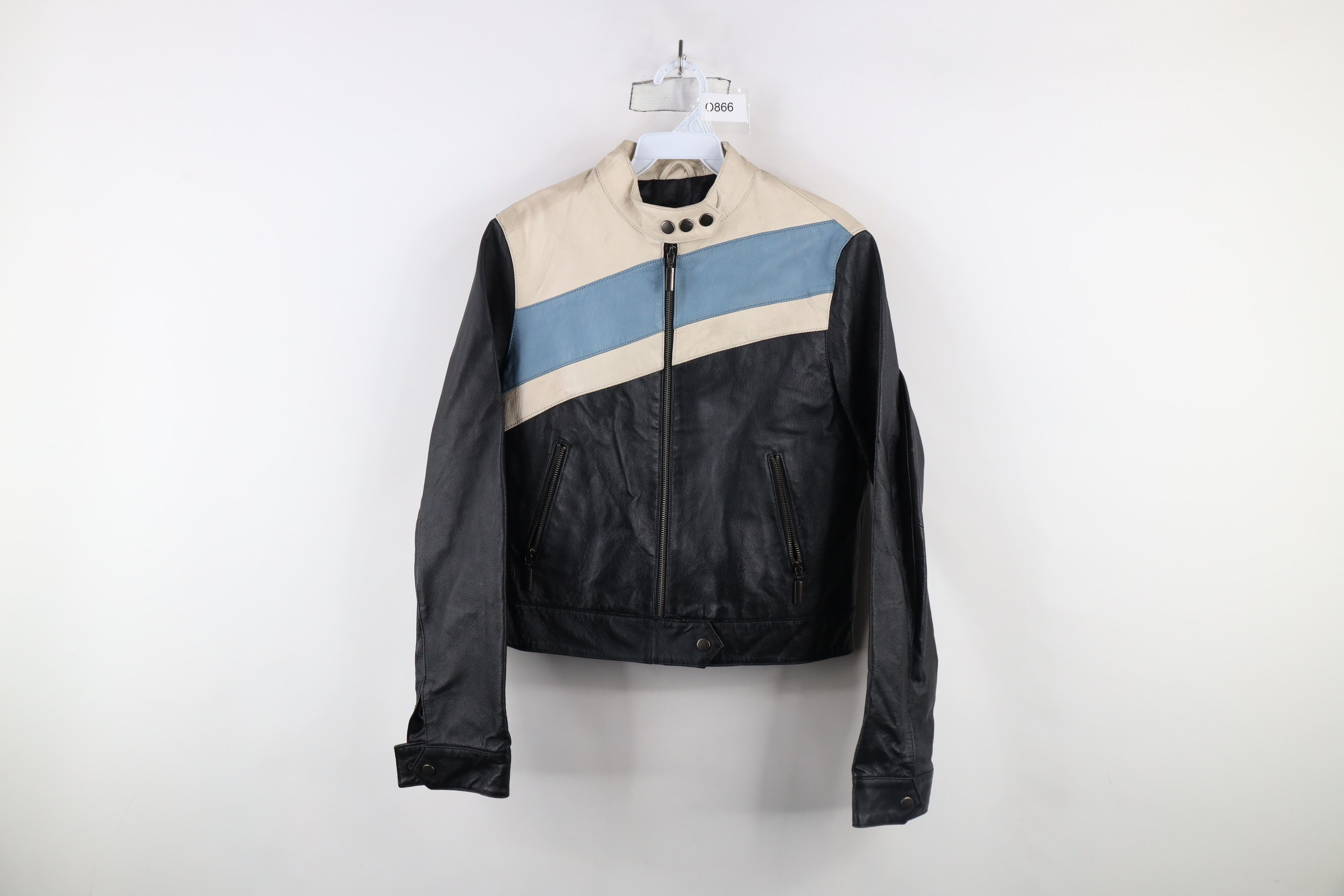 Vintage 90s Y2K Forever 21 Moto Motorcycle Racing Jacket