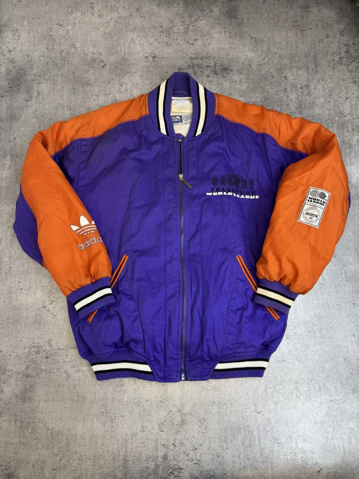Adidas 1992 Frankfurt Galaxy World League Bomber Jacket Adidas nfl Size US L / EU 52-54 / 3 - 1 Thumbnail