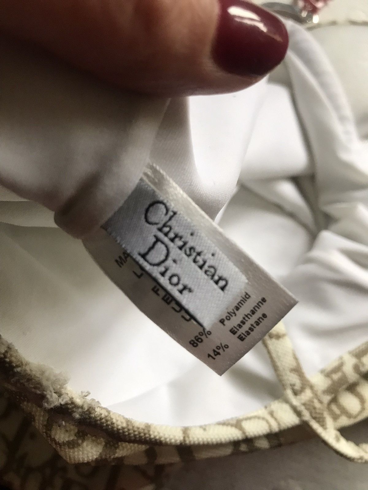 Dior CHRISTIAN DIOR MONOGRAM SWIMSUIT Size ONE SIZE - 8 Thumbnail