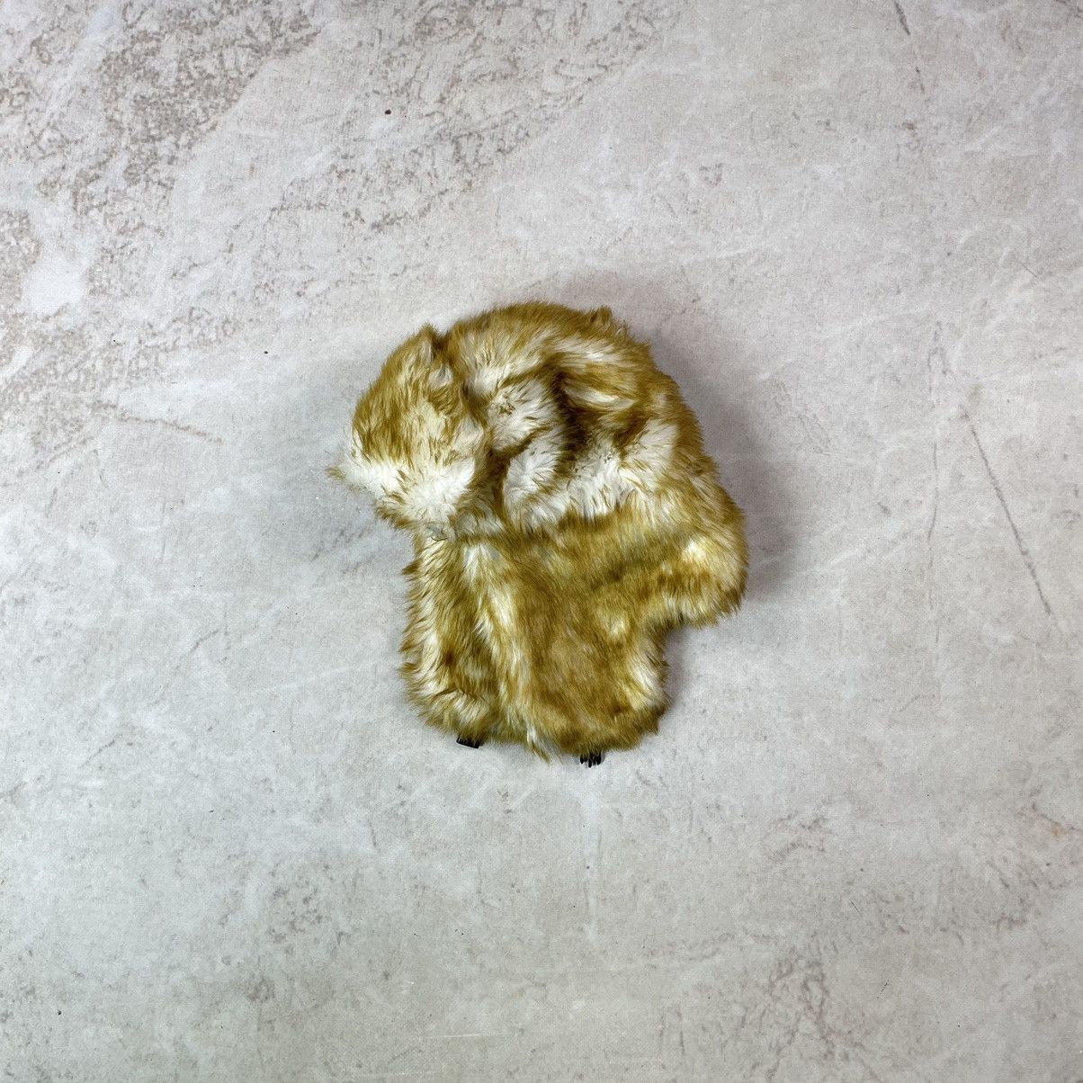If Six Was Nine Y2K Fur Faux Fuzzy Trapper Mohair Orange Ushanka Hat Size ONE SIZE - 3 Thumbnail