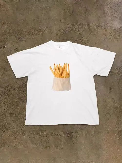 Vintage Hitomi x Maki Street Fries Print Short Sleeve T Shirt White Size US M / EU 48-50 / 2 - 3 Thumbnail