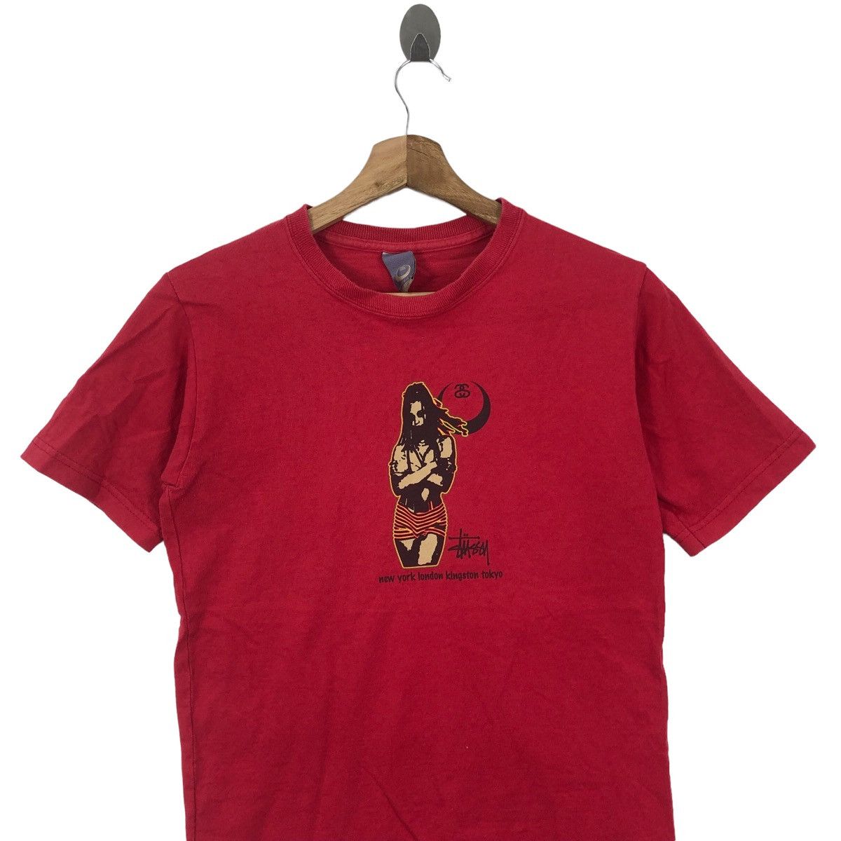 Stussy Vintage STUSSY By SHAWN STUSSY New York London T-Shirt Size M / US 6-8 / IT 42-44 - 2 Thumbnail