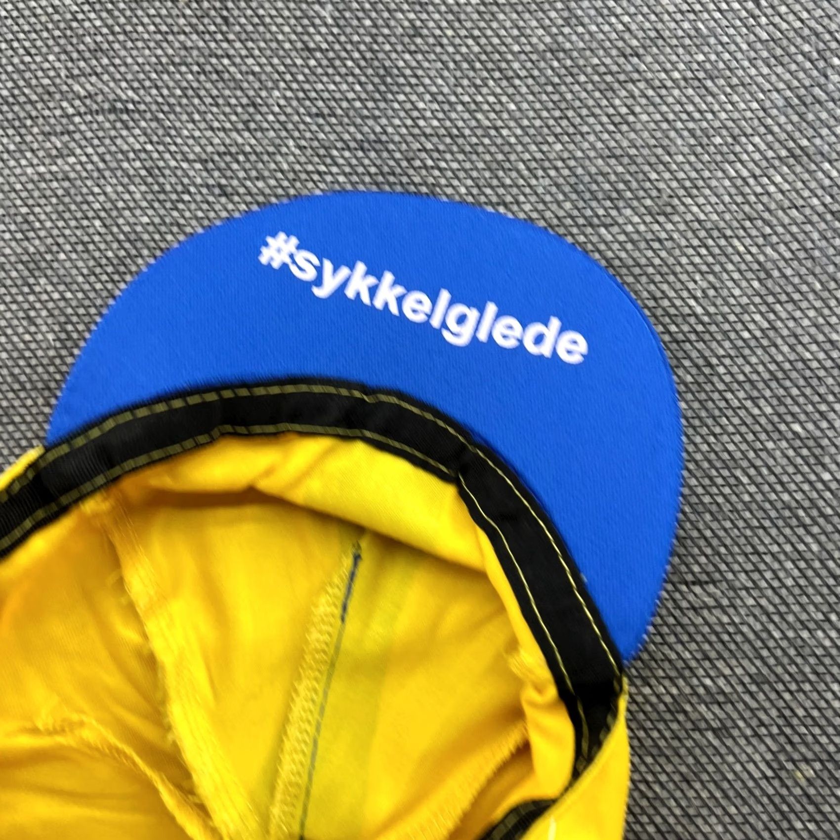 HYDROGEN Bioracer Uno-X Cycling Cap Hat One Size Yellow Racing unox Hydrogen Hat Size ONE SIZE - 5 Thumbnail