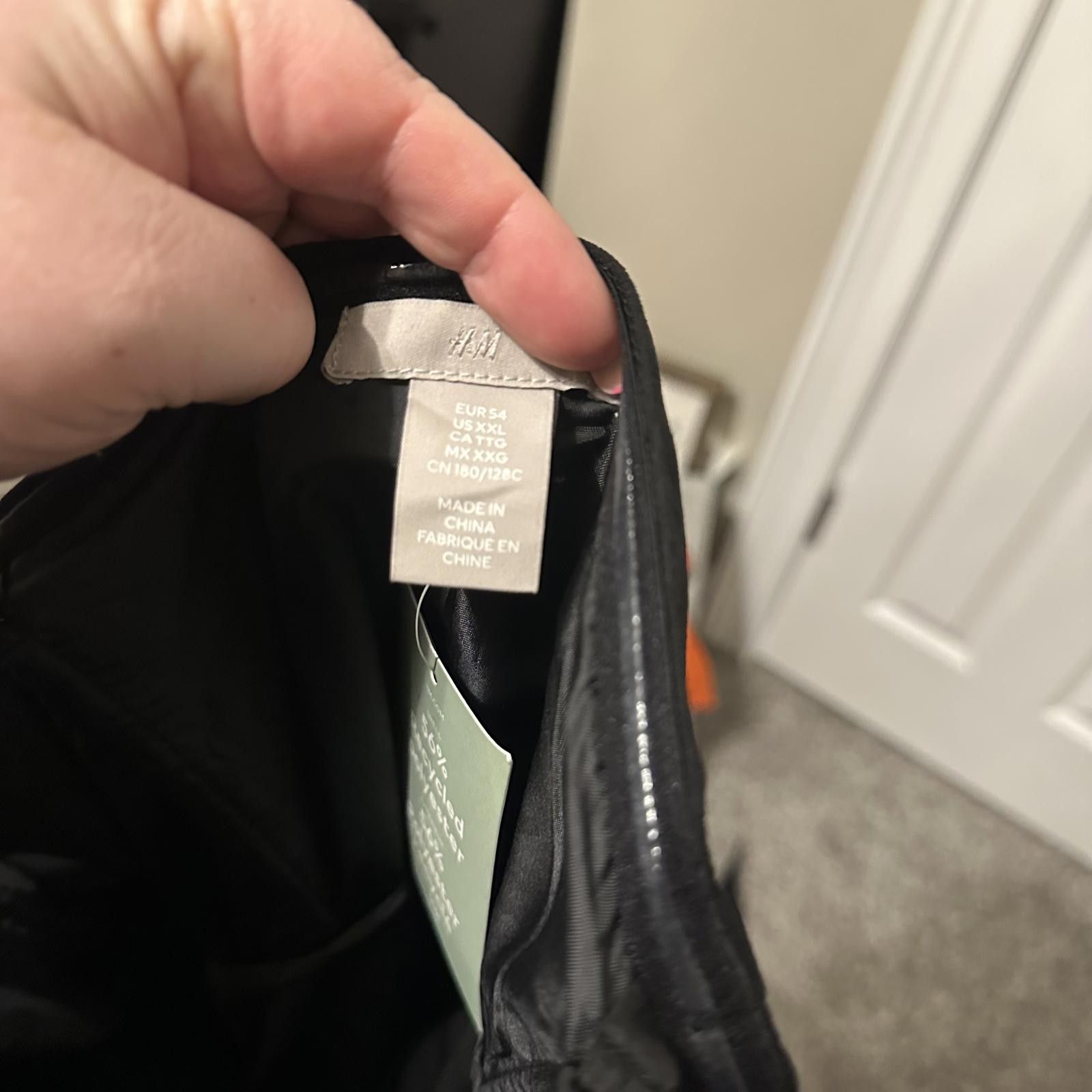 H&M Chic Black Jumpsuit with Straps by H&M Size 42" / US 20 - 2 Thumbnail