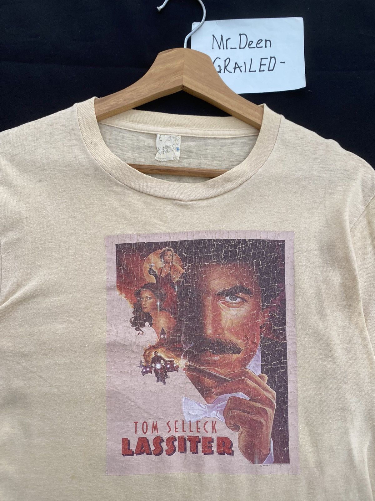 Vintage Vtg 80s Tom Selleck Lassiter “The Magnificent Thief “ Tee Size US S / EU 44-46 / 1 - 9 Thumbnail
