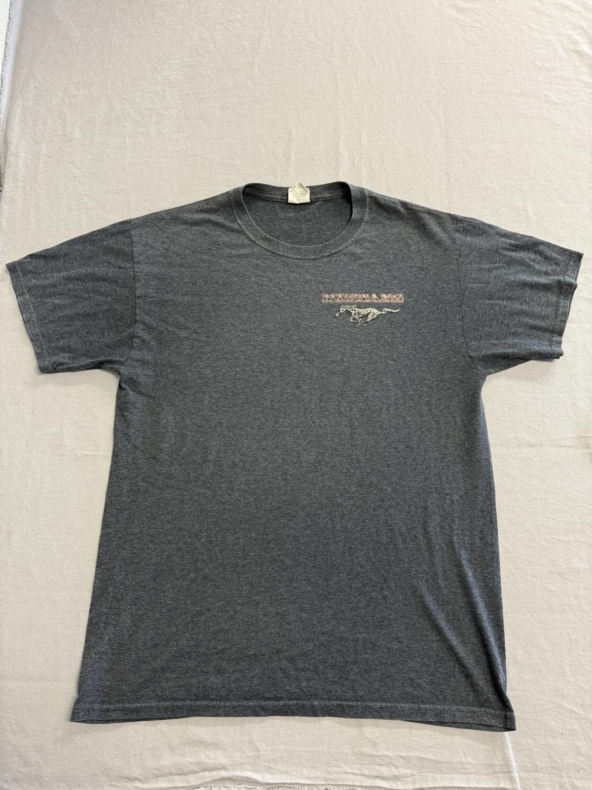 Fruit Of The Loom Faded Ford Mustang Car T-shirt Untamed American Spirit - M Size US M / EU 48-50 / 2 - 2 Thumbnail