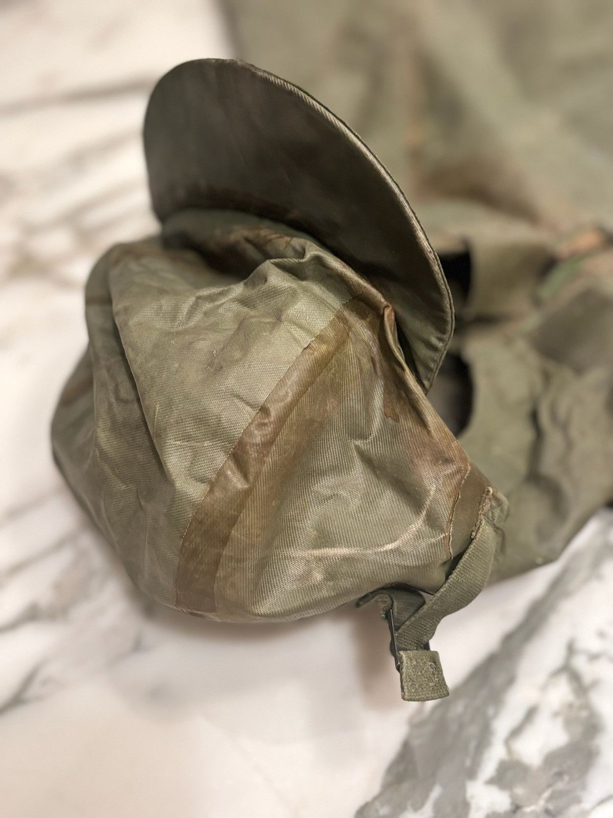 Vintage 1960s American Military Rubberized Rain Jacket Size US XL / EU 56 / 4 - 8 Thumbnail
