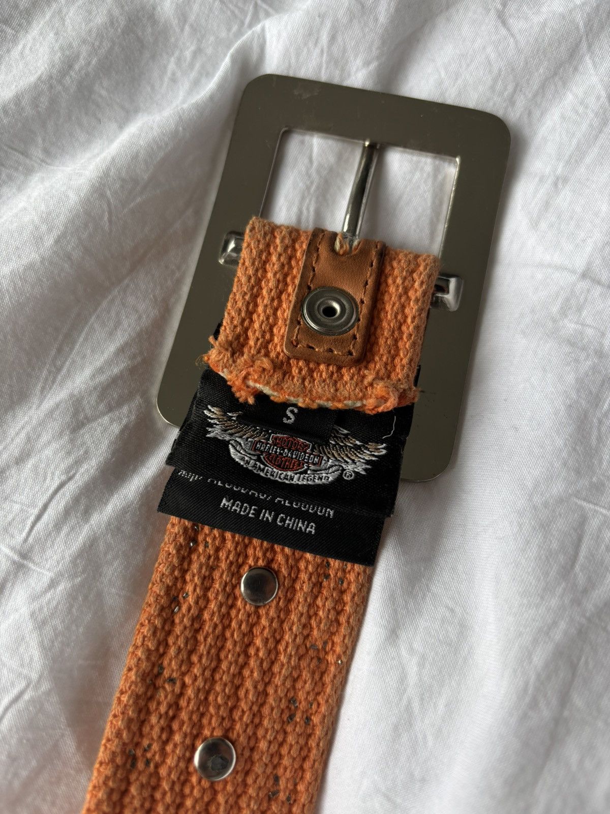 Harley Davidson Studded Harley Davidson Y2K Belt ifsixwasnine hysteric glam Size 28 - 2 Thumbnail