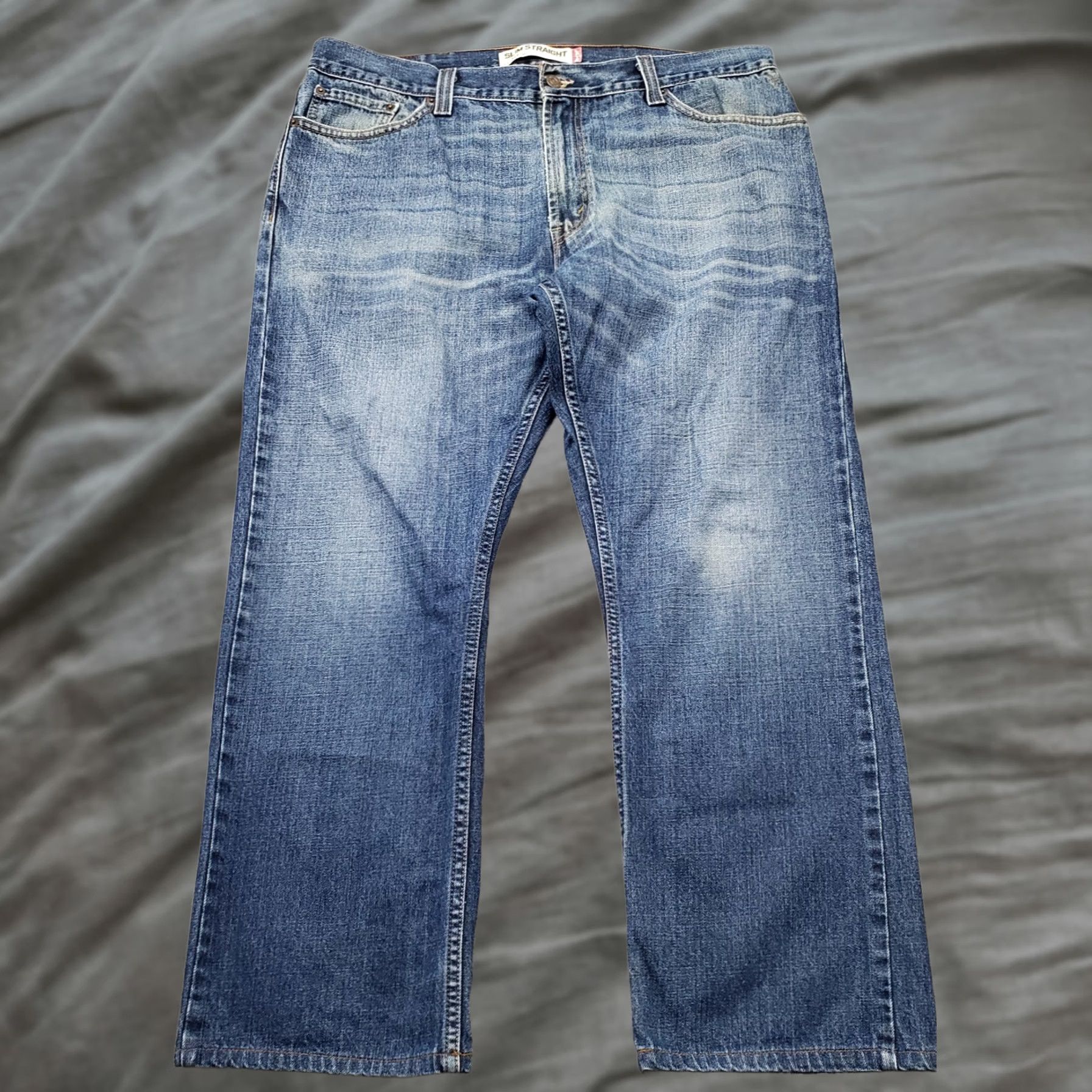 Levi's Levi's 514 Jeans Mens Size 38 Slim Blue Denim 5-Pocket Pockets Straight Leg Size US 38 / EU 54 - 1 Thumbnail