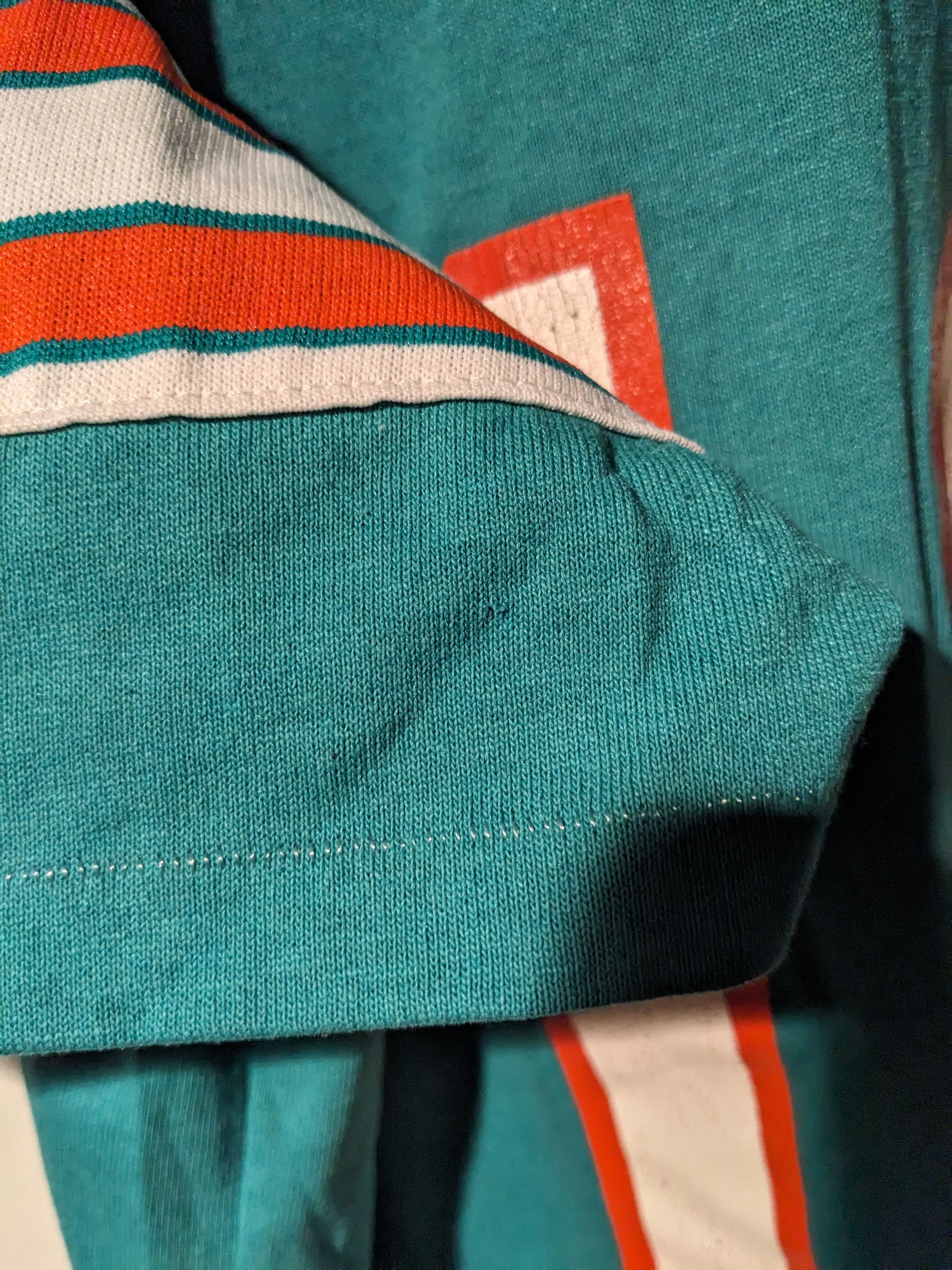 NFL Vintage 80s Miami Dolphins Marino NFL Football Large T-Shirt Size L / US 10 / IT 46 - 8 Thumbnail