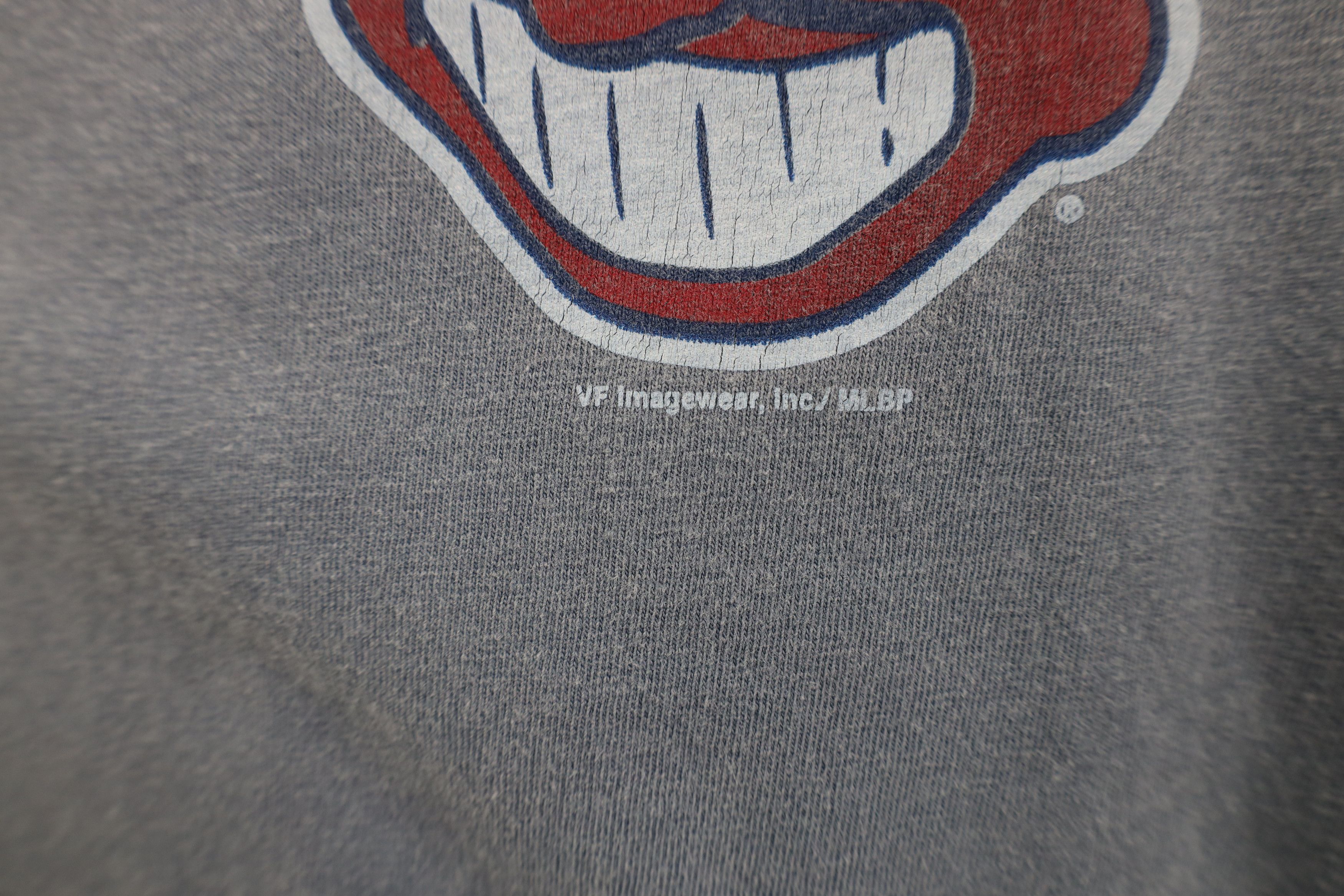 Vintage Vintage Chief Wahoo Cleveland Indians Baseball T-Shirt Blue Size US XXL / EU 58 / 5 - 5 Thumbnail