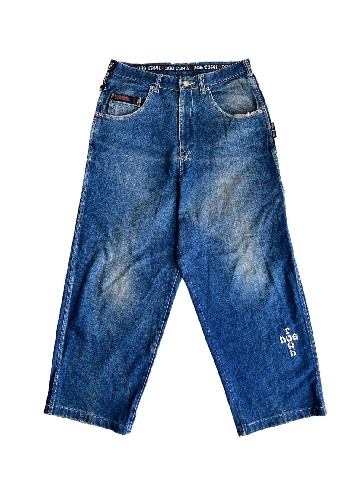 Y2K Dogtown 🇺🇸 Plate Logo Skater Carpenter Baggy Denim Jeans