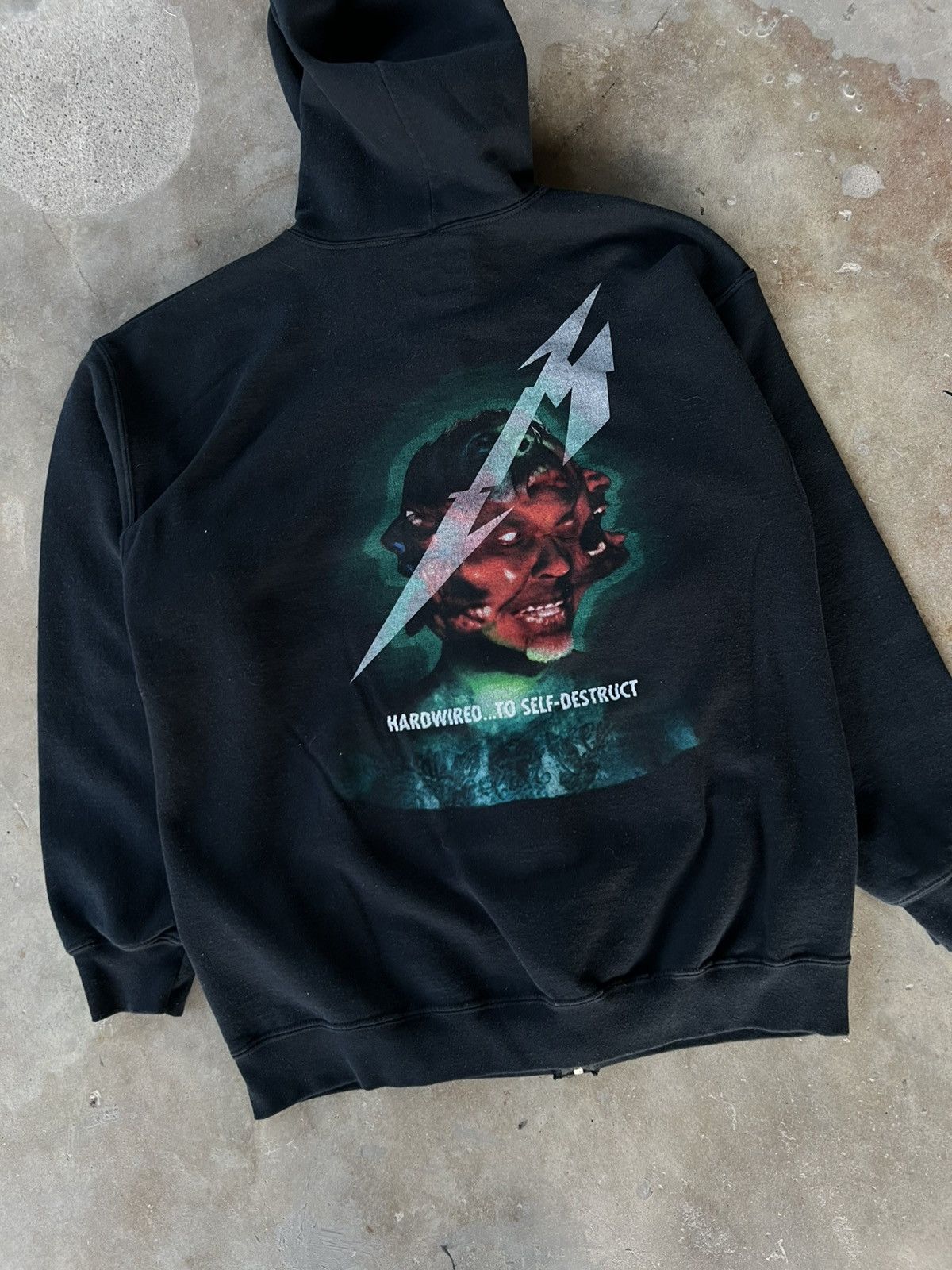 Vintage Vintage Metallica Band Zip Up Jacket Sweatshirt Hoodie Size US L / EU 52-54 / 3 - 2 Thumbnail