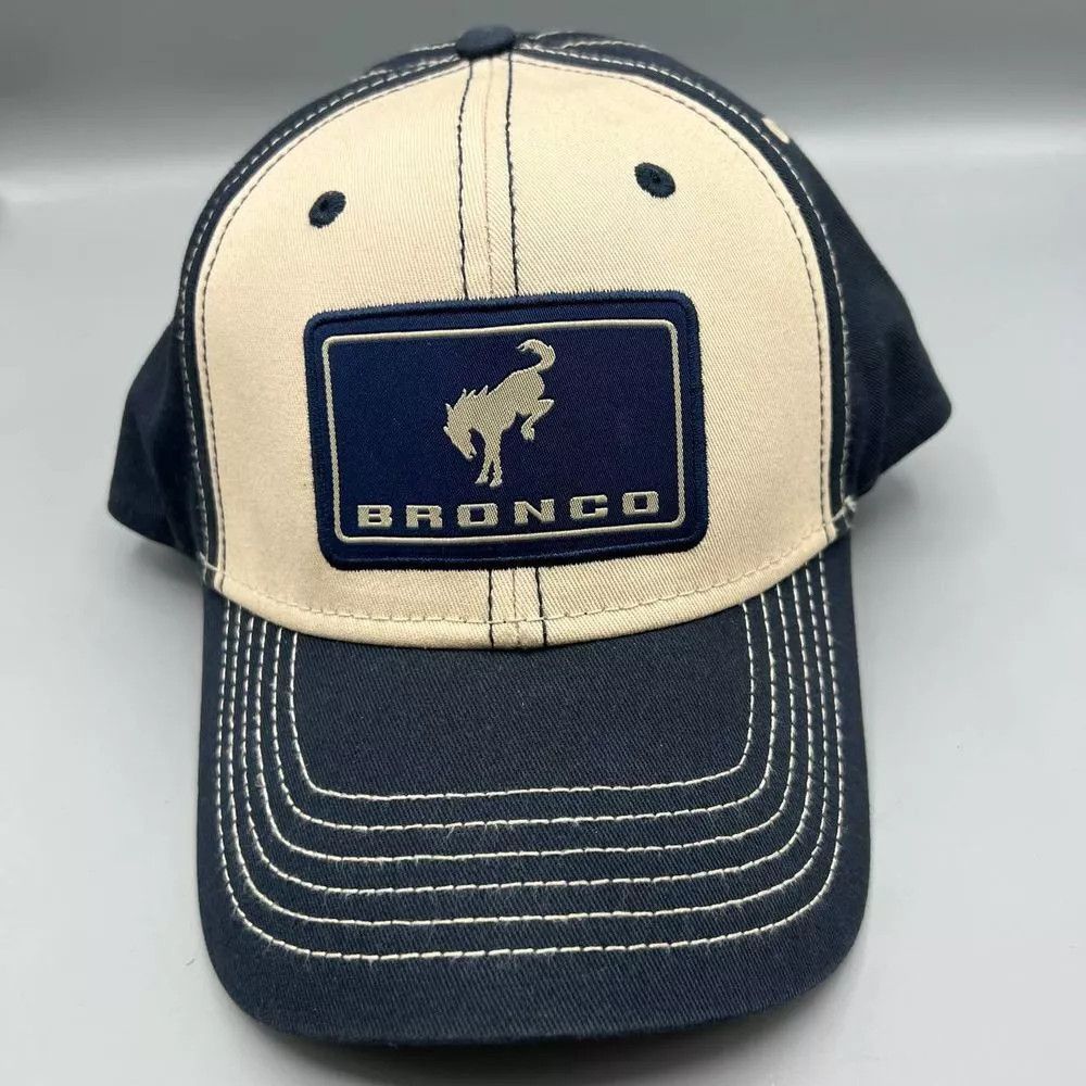 Other Ford Bronco Hat Men Beige Black H3 Headwear Snap Back Cap Size ONE SIZE - 1 Thumbnail