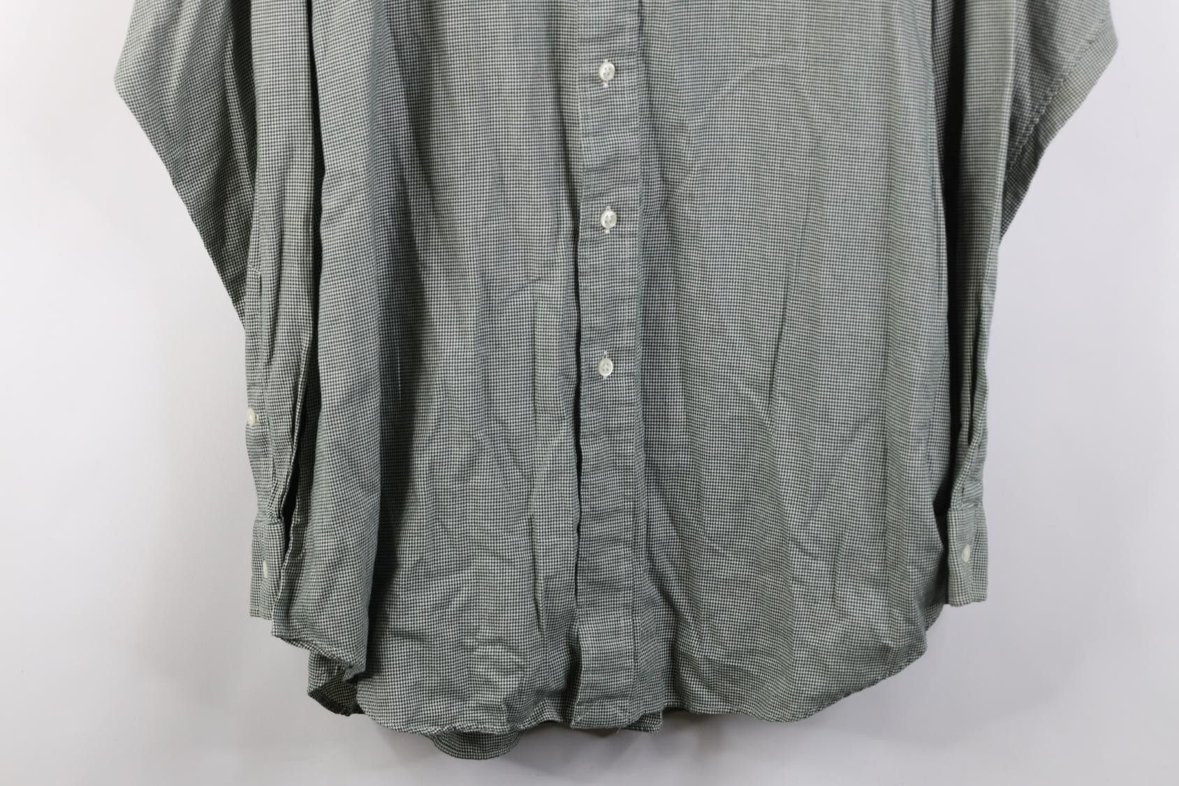 Polo Ralph Lauren Vintage 90s Ralph Lauren Houndstooth Collared Button Shirt Size US L / EU 52-54 / 3 - 3 Thumbnail