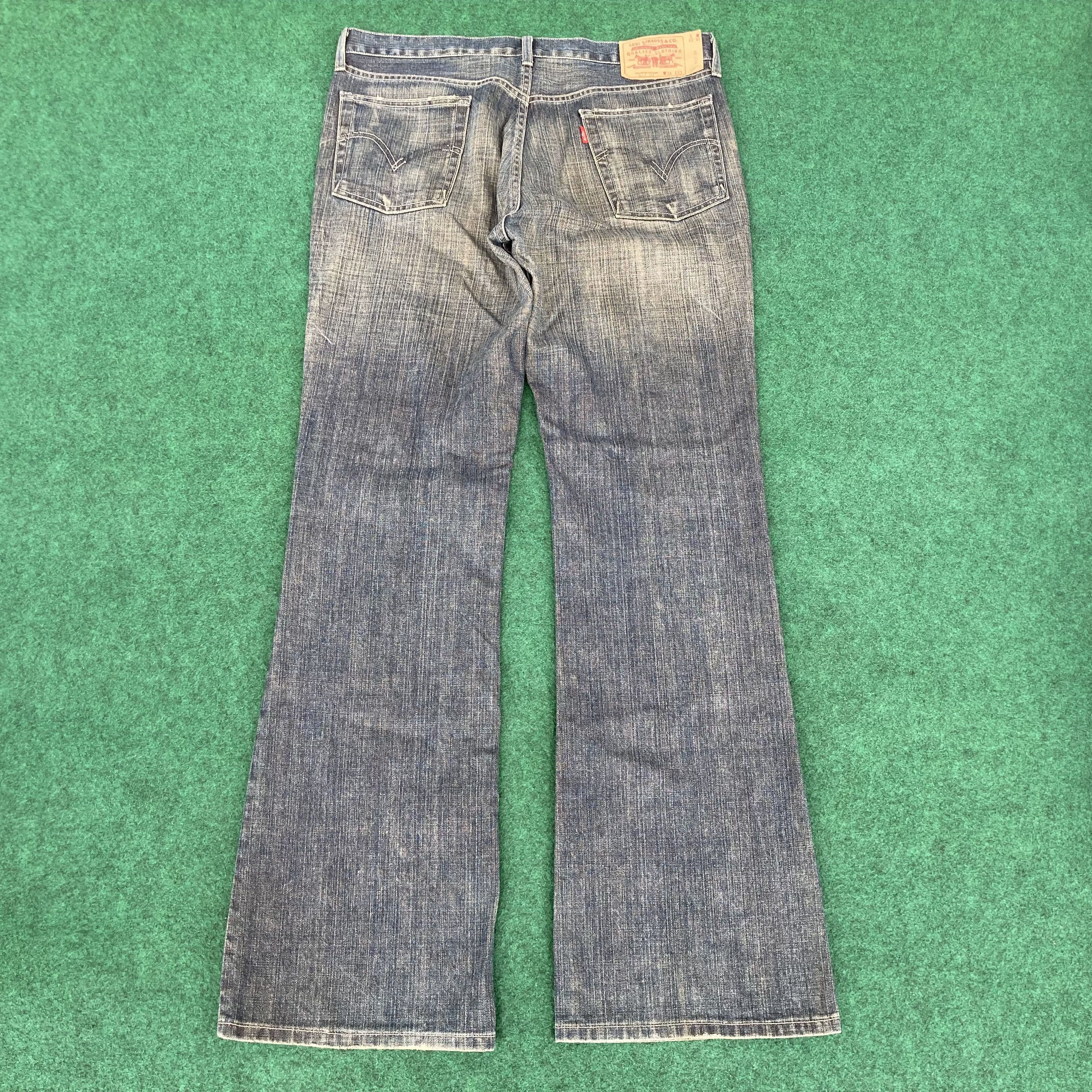 Levi's 34x33.5 Vtg Levis 517 Denim Flare Bootcut Sz 34 Jeans Size US 34 / EU 50 - 11 Thumbnail