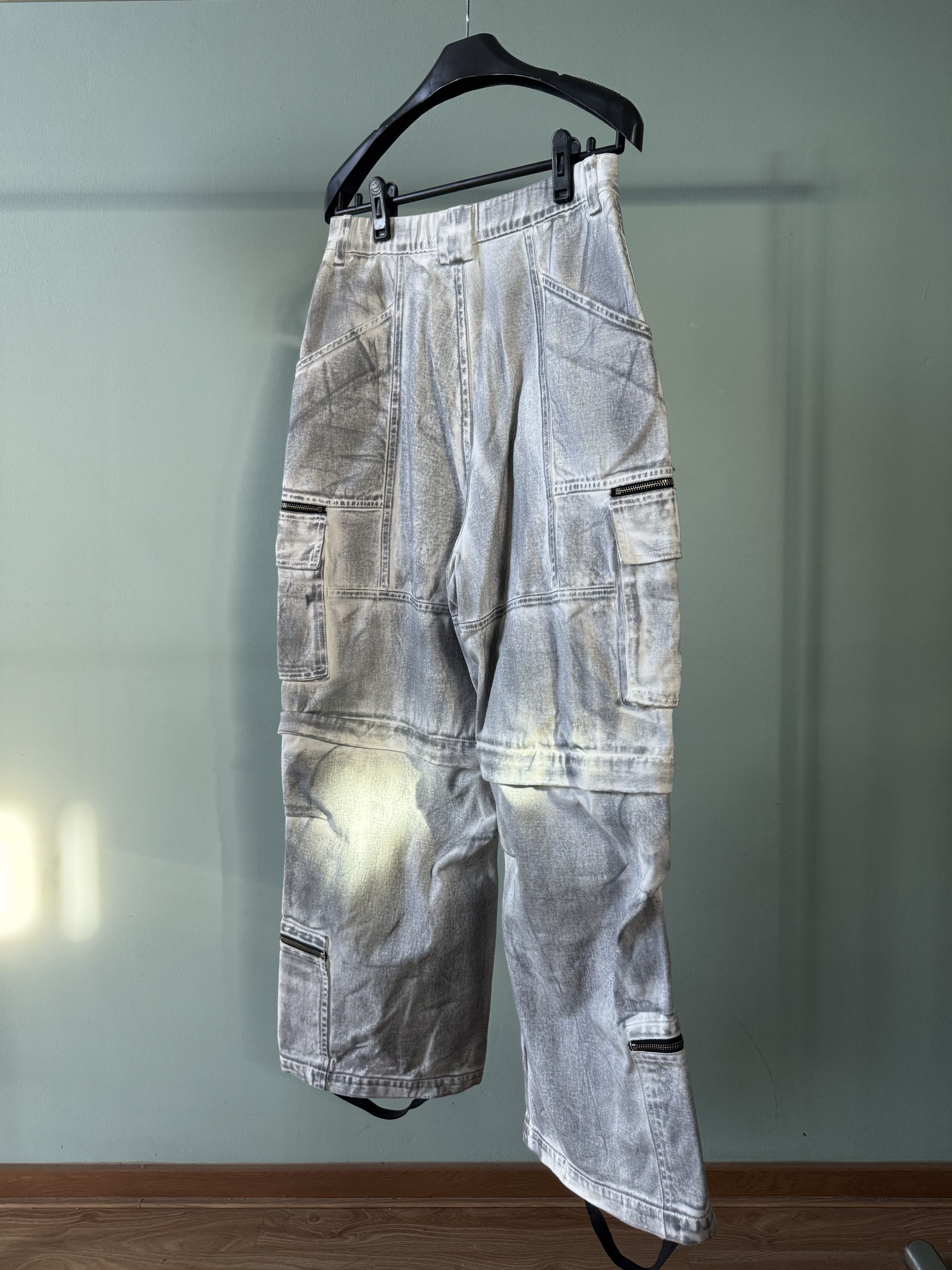 Japanese Brand Schism Inducing detachable cargo denim Size US 29 - 8 Thumbnail