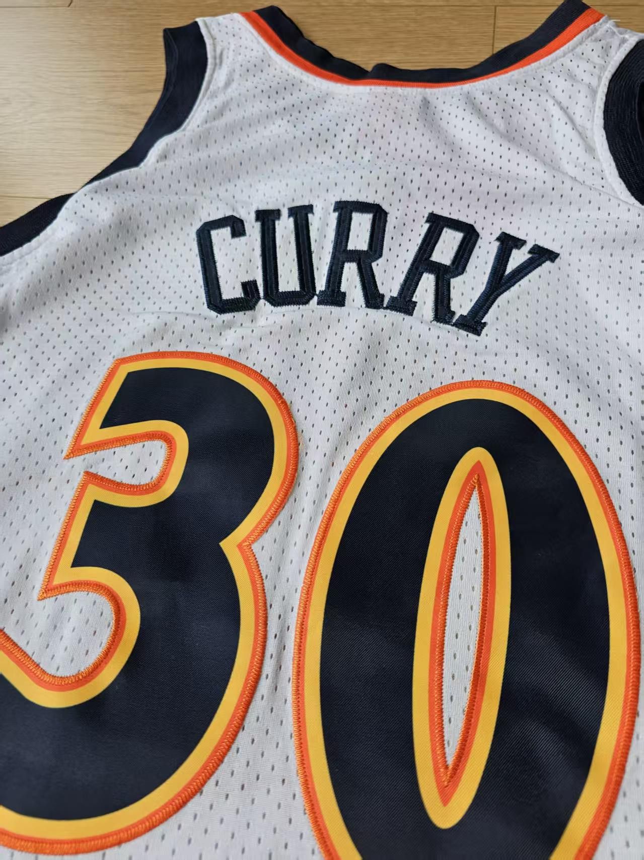 NBA 2009 2010 Golden State Warriors #30 Stephen Curry Jersey Size US XL / EU 56 / 4 - 3 Thumbnail