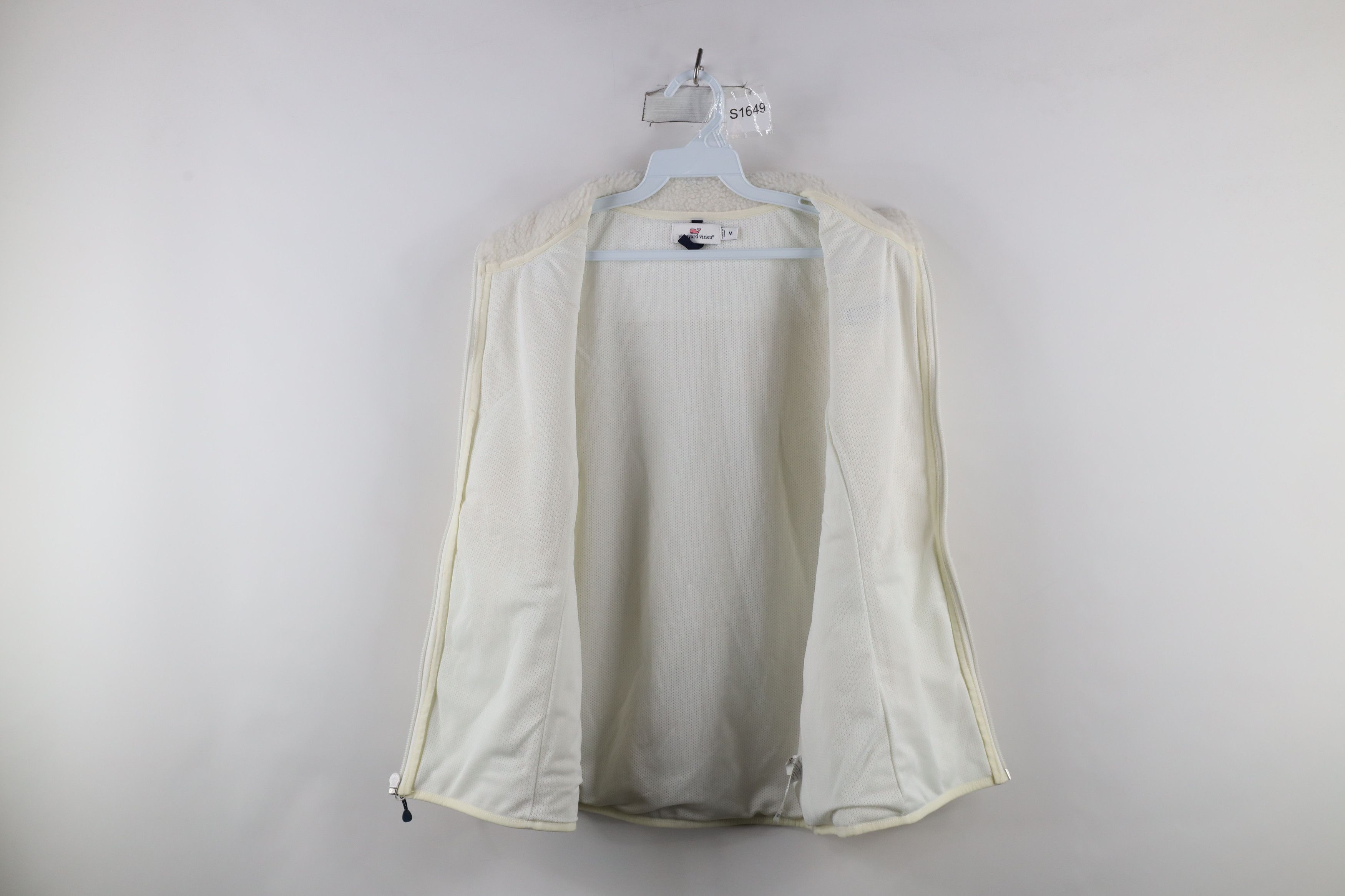 Vineyard Vines × Vintage Vineyard Vines Out Quilted Deep Pile Fleece Vest Jacket Size M / US 6-8 / IT 42-44 - 7 Thumbnail