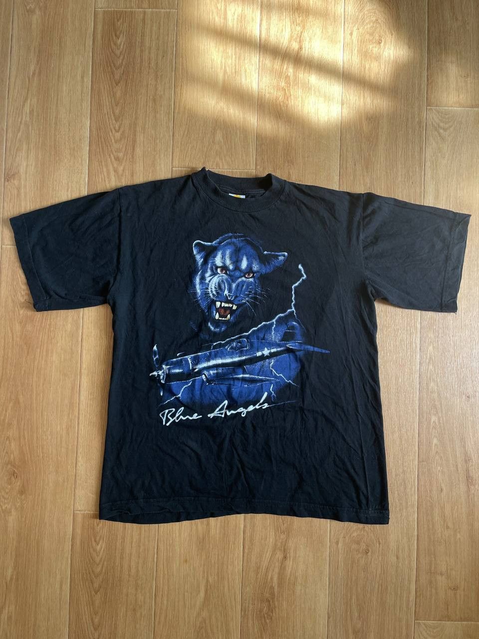 Vintage Vintage Blue Angels Graphic Tee Size US L / EU 52-54 / 3 - 2 Thumbnail