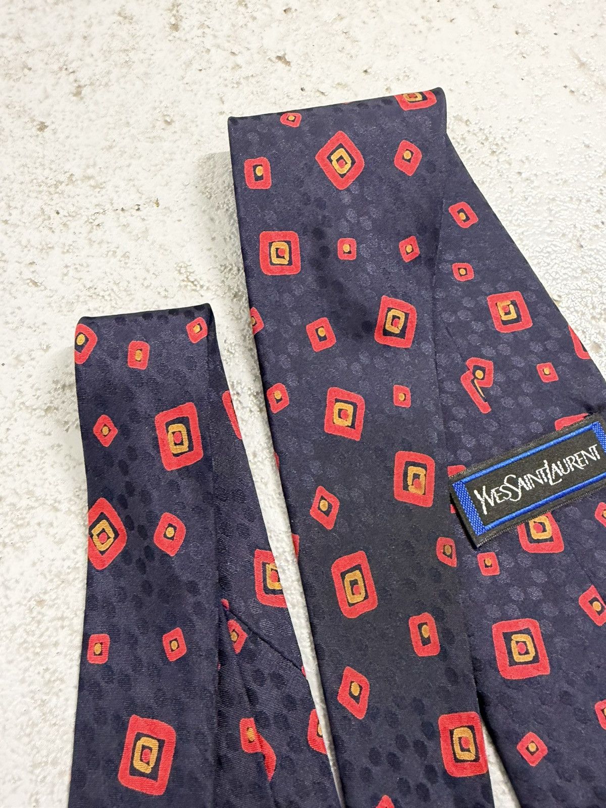 Yves Saint Laurent Vintage Yves Saint Laurent Silk Tie Size ONE SIZE - 5 Thumbnail