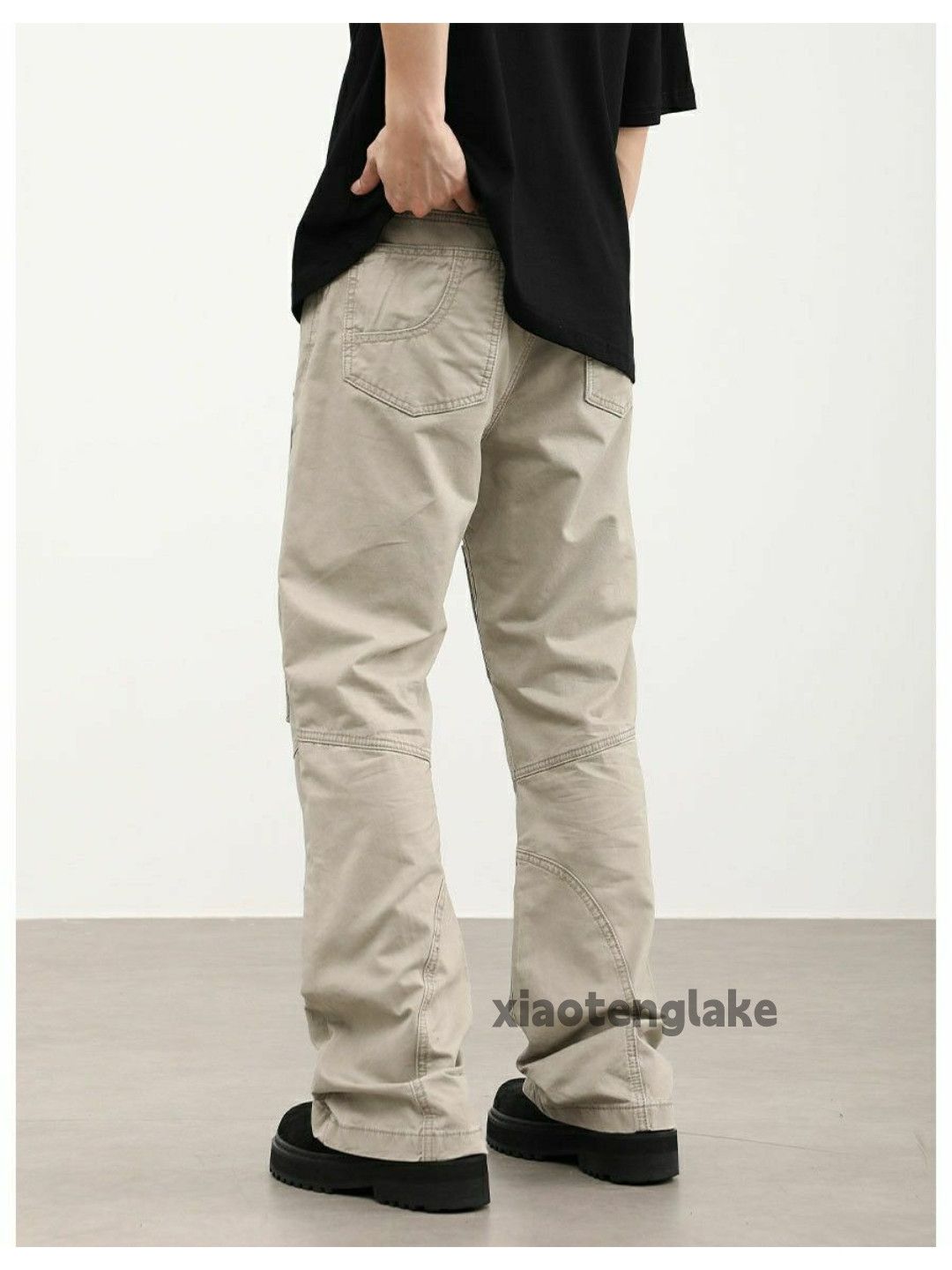 Designer × Japanese Brand × Vintage utility skate hiphop cargo patchwork yuppie bootcut pants Size US 32 / EU 48 - 2 Thumbnail