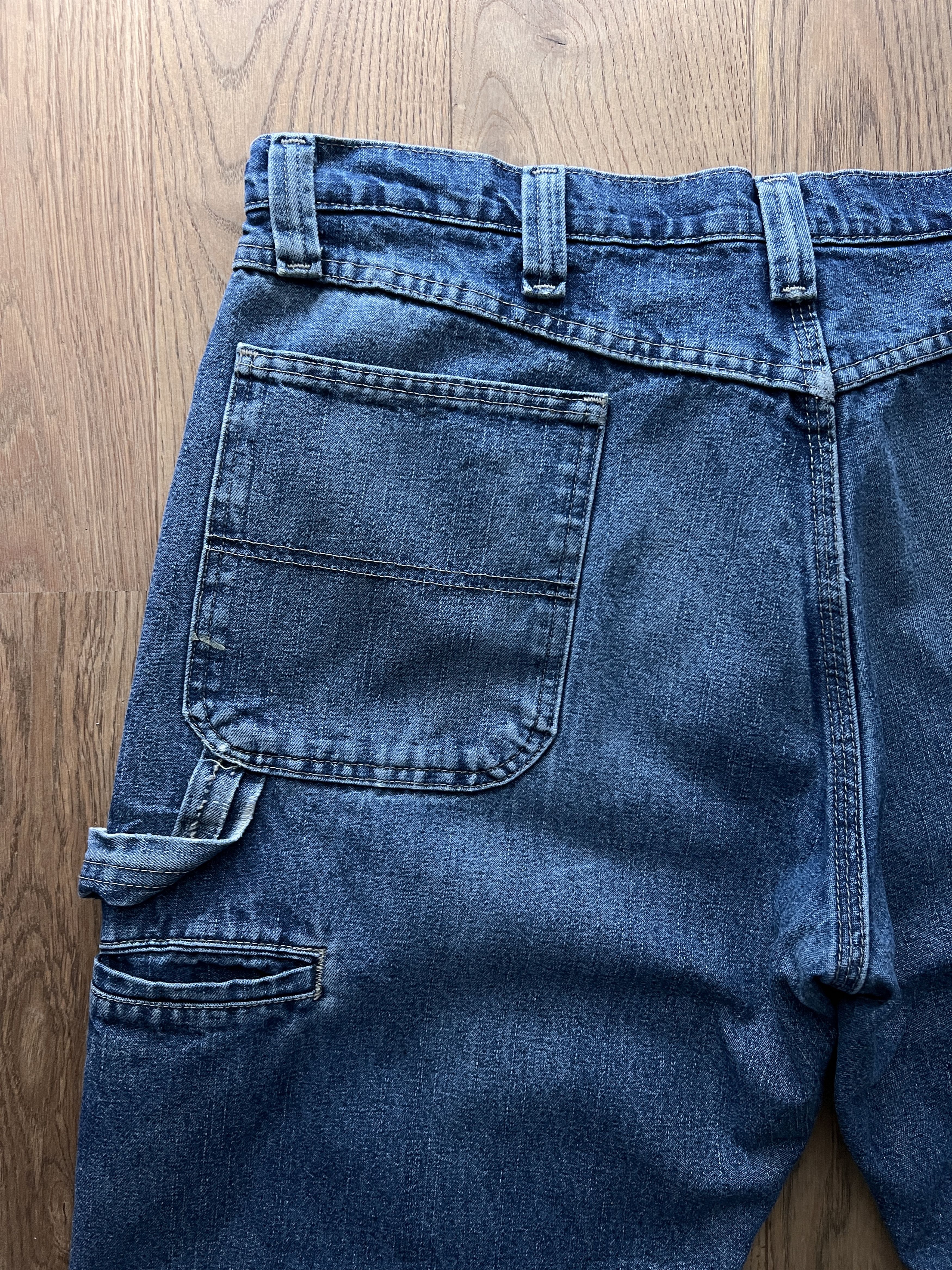 Wrangler Crazy! Wrangler vintage 90s carpenter fleece denim workpants Size US 36 / EU 52 - 6 Thumbnail