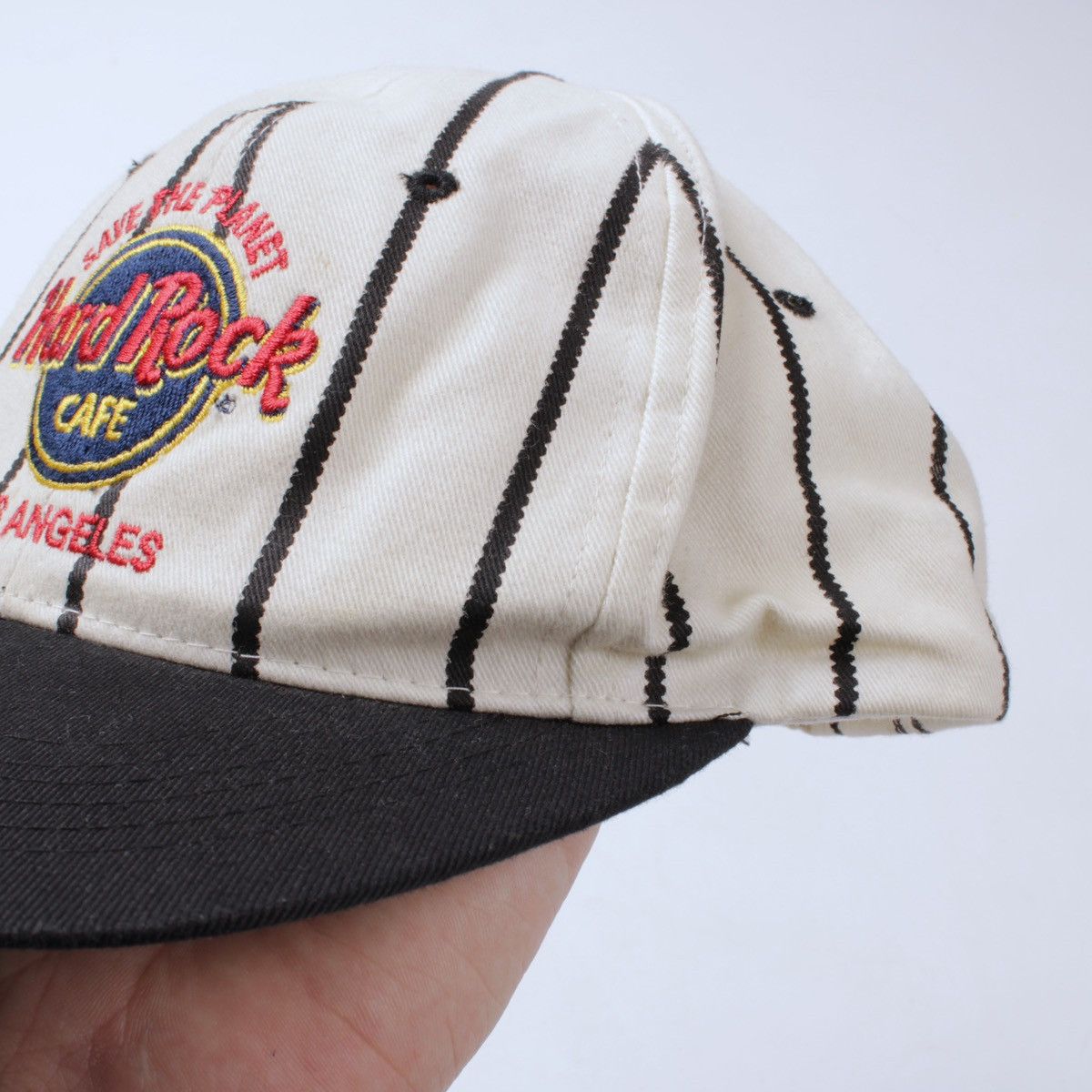 Hard Rock Cafe × Vintage Vintage Hard Rock Cafe Los Angeles Save The Planet Cap Size ONE SIZE - 6 Thumbnail