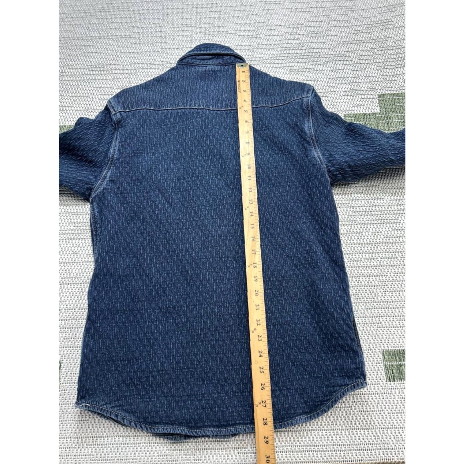 Flint And Tinder Flint & Tinder Shirt Womens Small Blue Cotton Denim Pearl Snap Shirt Casual Western 90s? Size S / US 4 / IT 40 - 7 Thumbnail