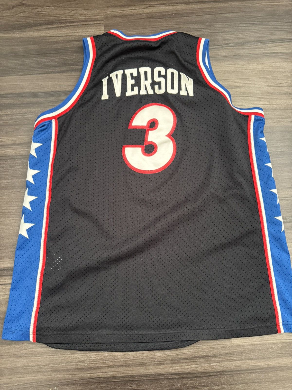 Nike Vintage 76ers Sixers Allen Iverson #3 NBA Stitched Jersey Size US XXL / EU 58 / 5 - 9 Thumbnail