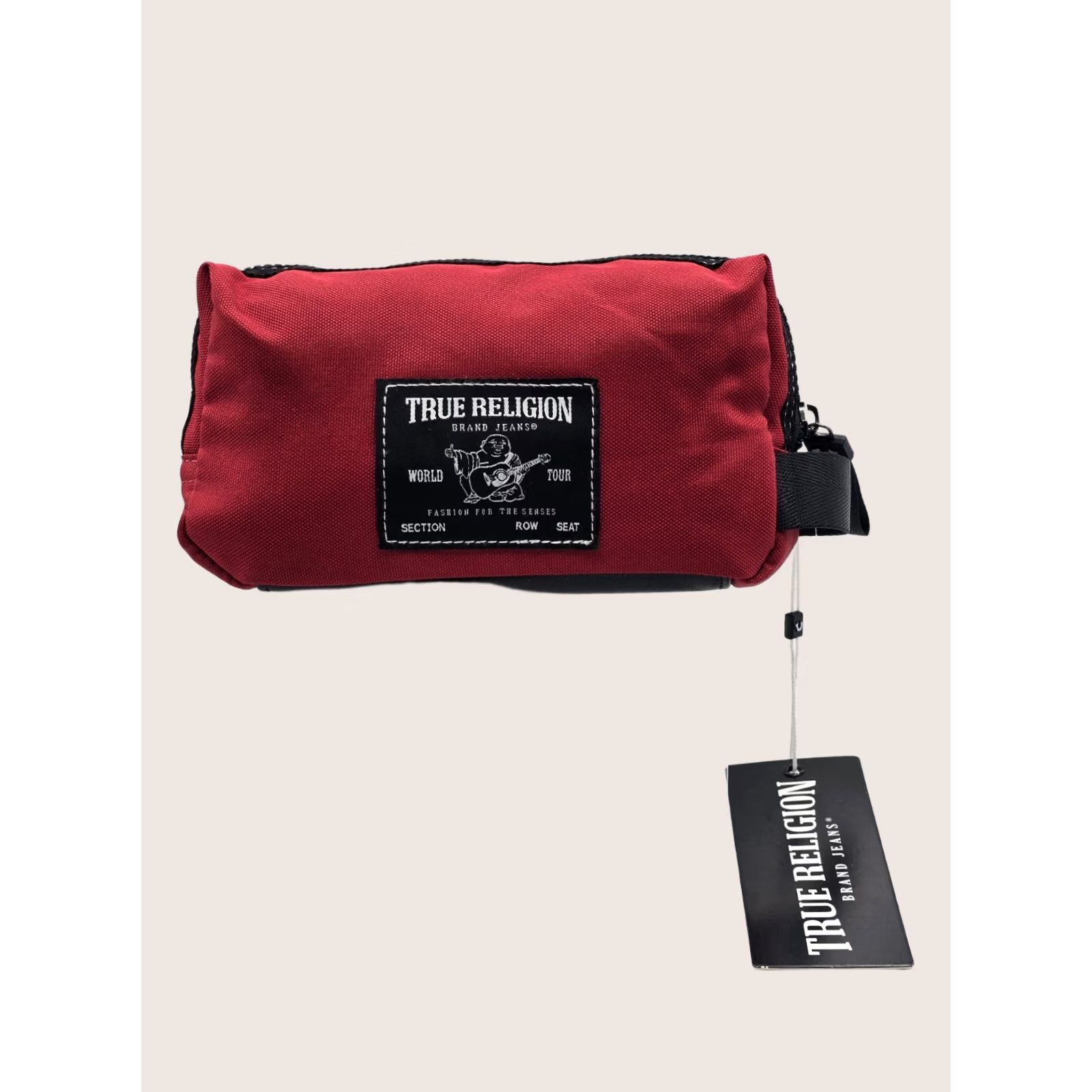 True Religion True Religion Pouch - Color Red - 8.75” Long - Polyester - Clutch - Unisex Adults - NWT Size ONE SIZE - 1 Thumbnail