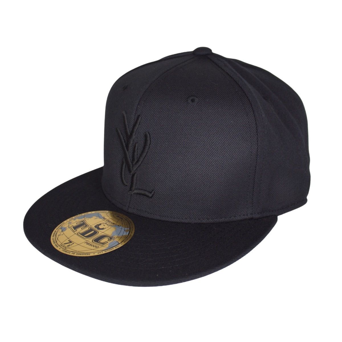 Playboi Carti Playboi Carti YVL Fitted hat BLACK ON BLACK + Brand New Size ONE SIZE - 5 Thumbnail