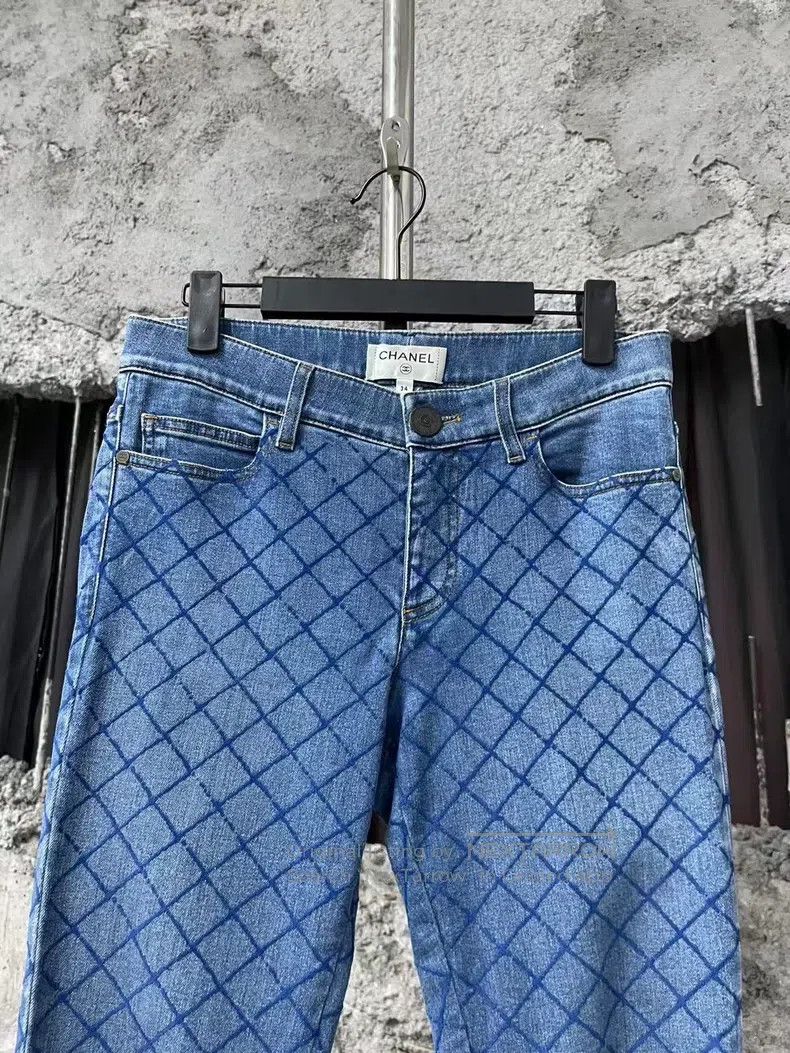 Chanel Chanel Diamond check jeans Size 42" / US 20 - 3 Thumbnail