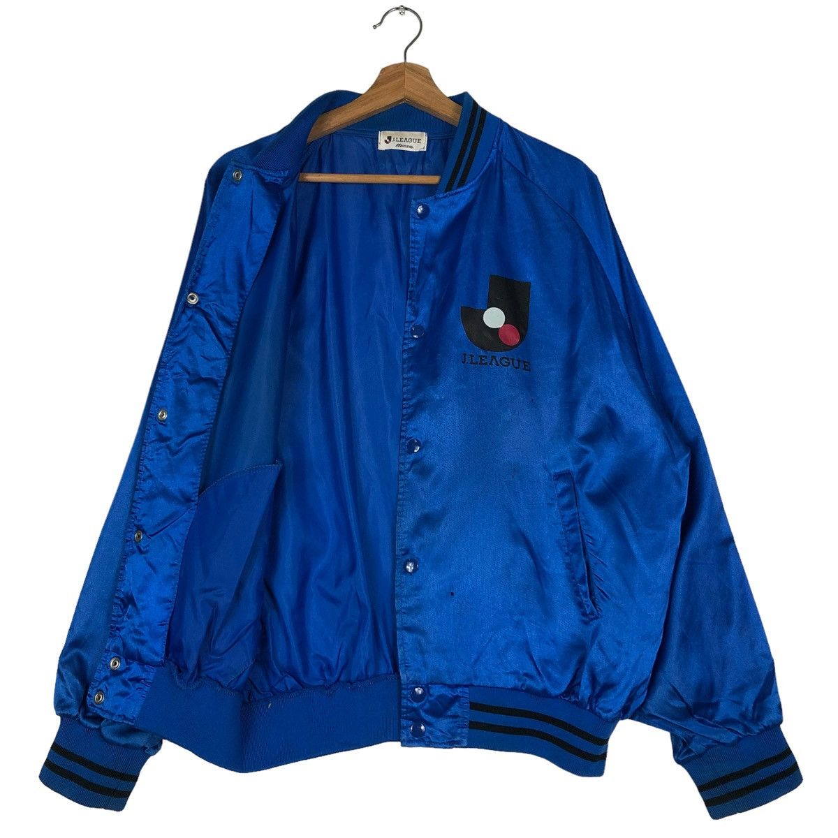 Japanese Brand 🔥VINTAGE BOMBER JACKET SATIN JJ LEAGUE MIZUNO BIG LOGO Size US M / EU 48-50 / 2 - 11 Thumbnail