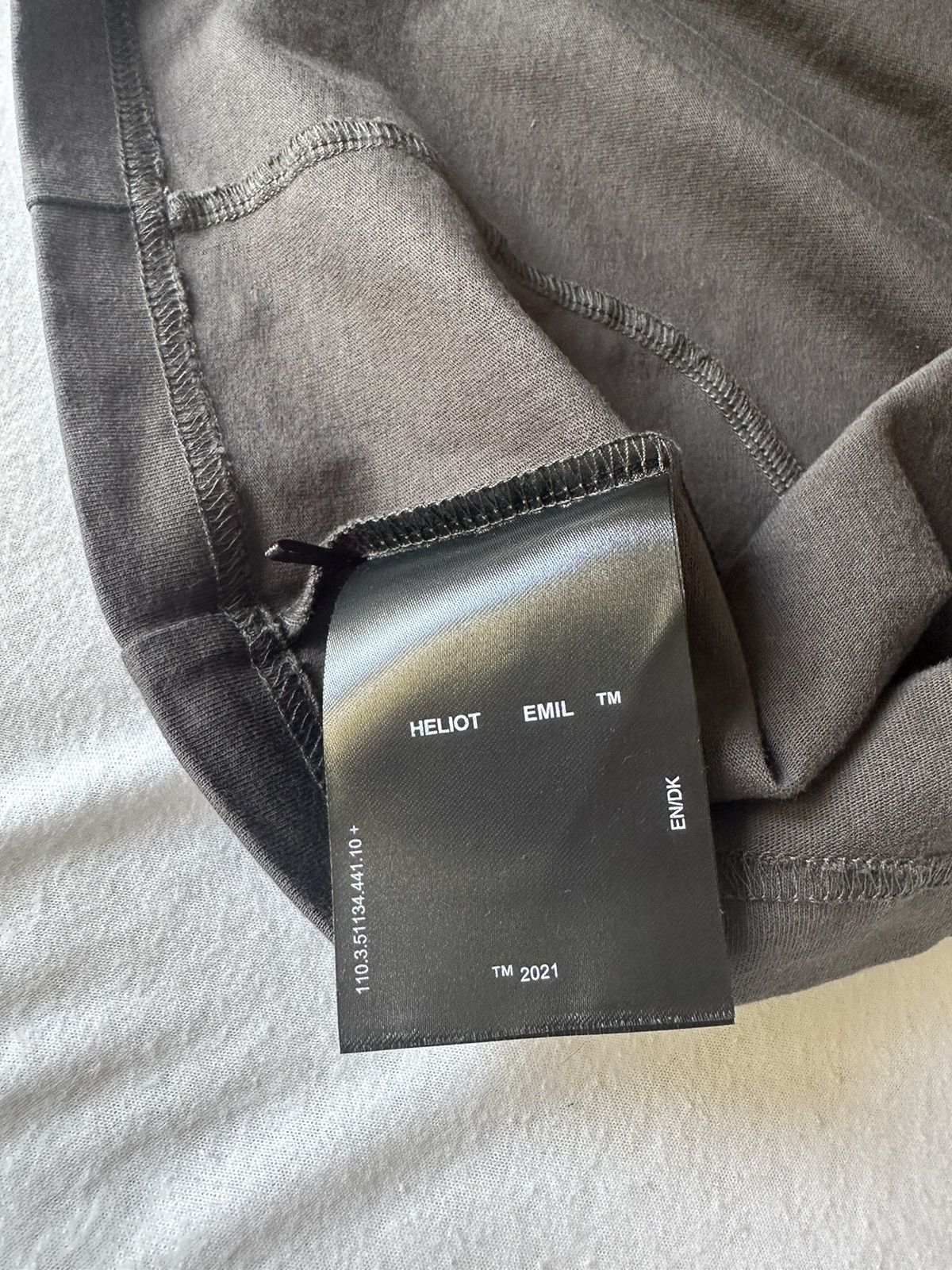 Heliot Emil HELIOT EMIL Grey Pocket T-Shirt Size US S / EU 44-46 / 1 - 6 Thumbnail