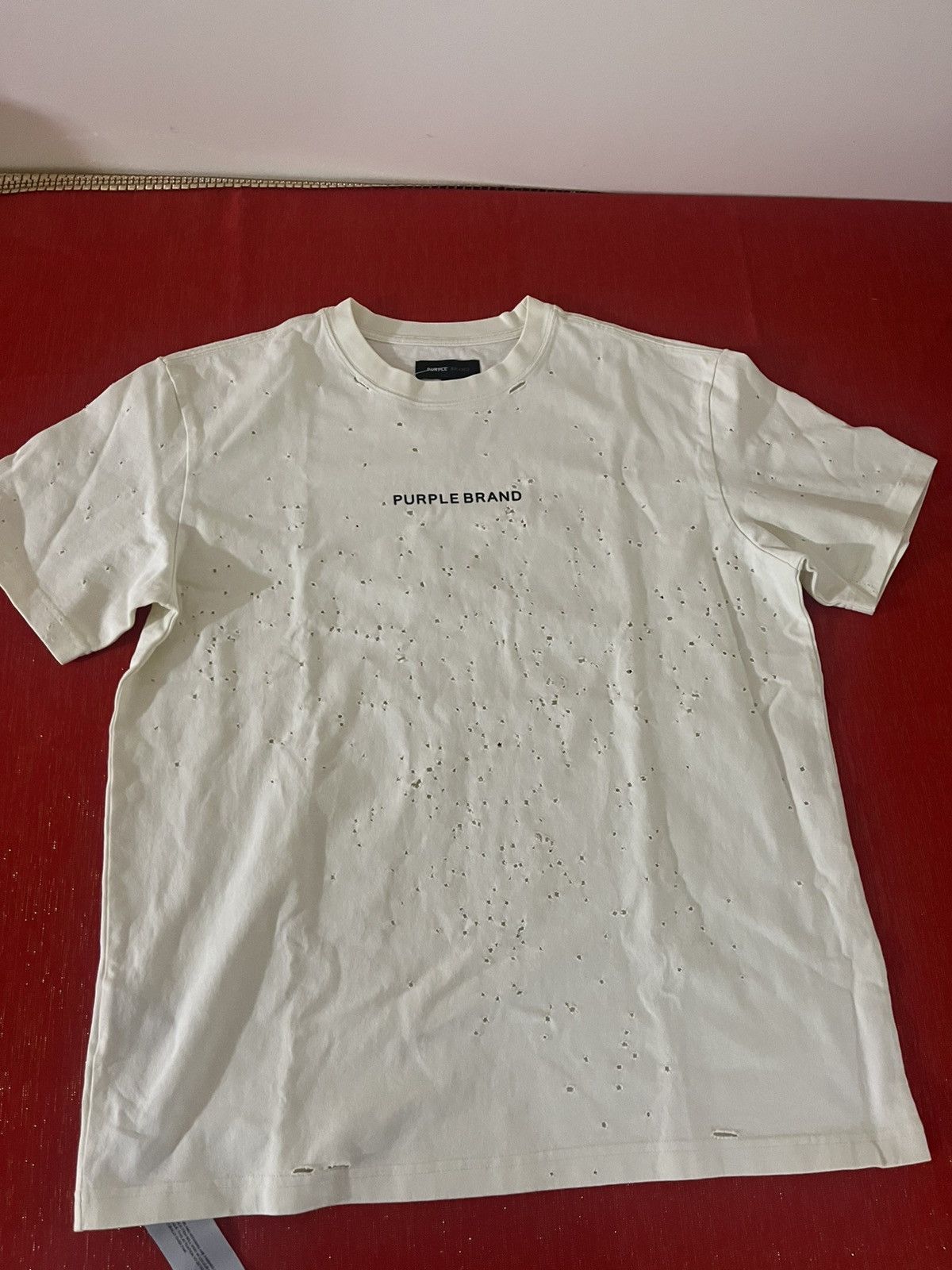 Purple Brand Men’s Buckshot Logo T-Shirt Sz L Size US L / EU 52-54 / 3 - 13 Thumbnail