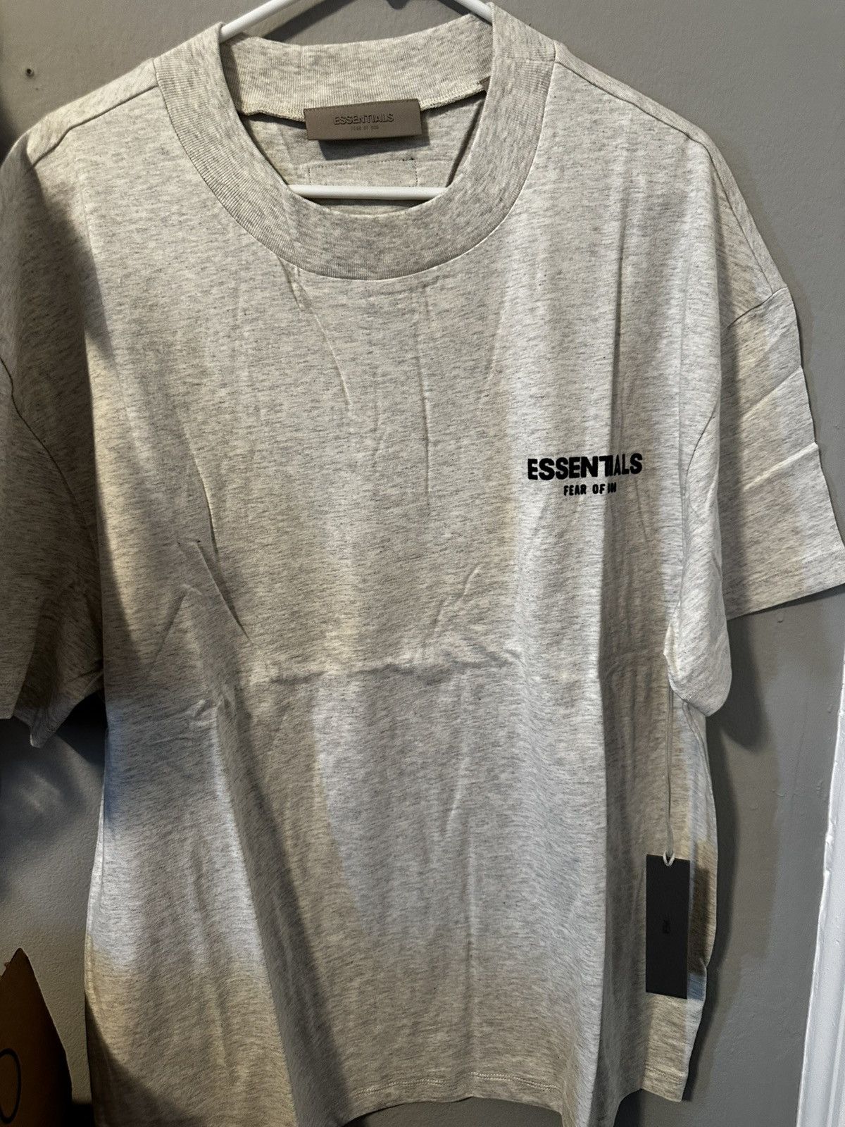 Essentials X FOG Light Oatmeal Tee Brand New