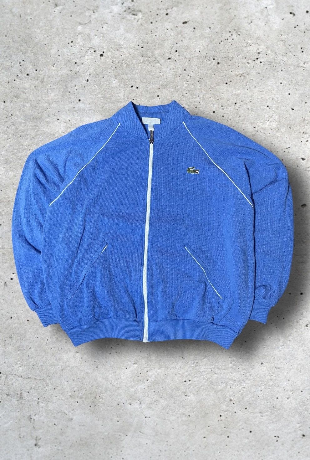 Lacoste Lacoste Vintage Zipper Vest Weste Hoodie L Baby Blue Men‘s Size US L / EU 52-54 / 3 - 1 Thumbnail