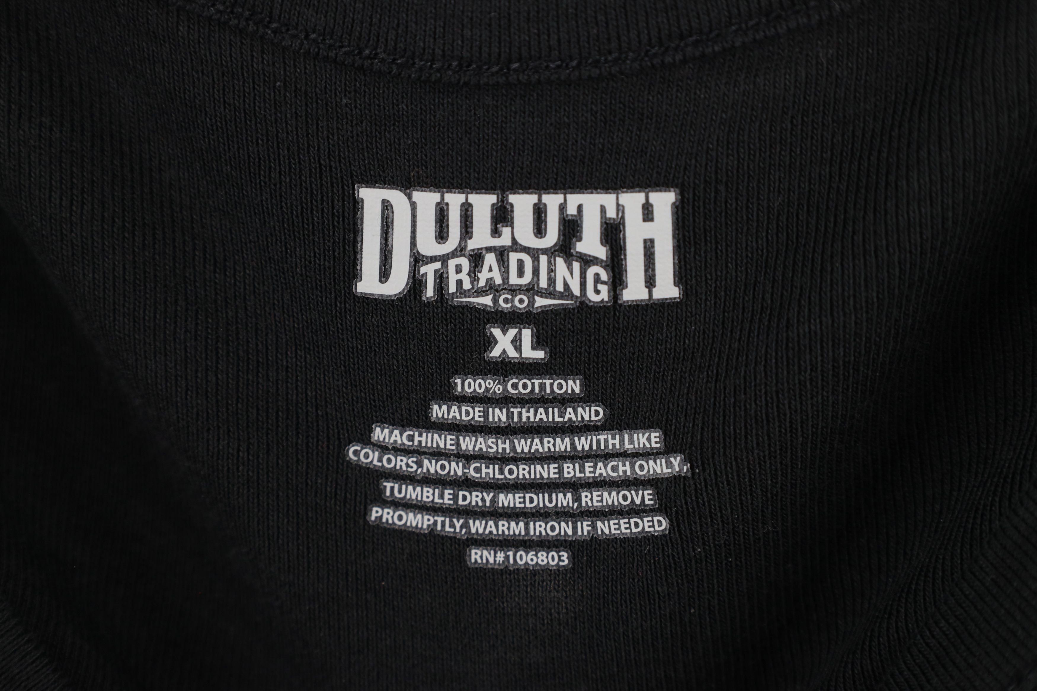 Duluth Trading Company × Vintage Duluth Trading Co Knit Longtail T Tank Top T-Shirt Black Size XL / US 12-14 / IT 48-50 - 4 Thumbnail