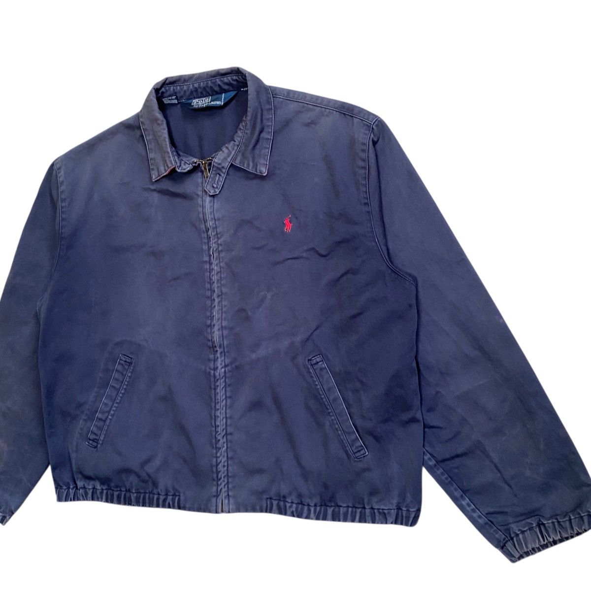 Polo Ralph Lauren × Vintage 💥90s BLUE WORKER POLO RALPH LAUREN JACKET Size US M / EU 48-50 / 2 - 2 Thumbnail
