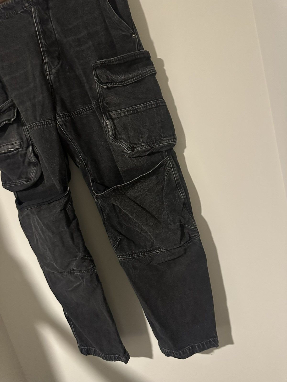Diesel Wide Leg Cargo Pants Size US 34 / EU 50 - 2 Thumbnail