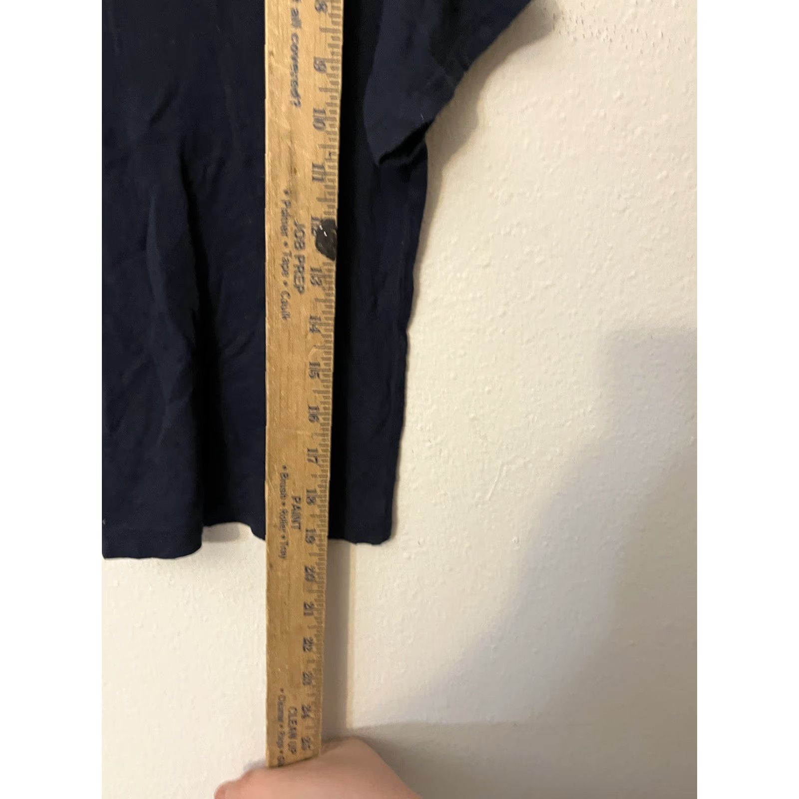 H&M H&M Divided T-Shirt Shirt Womens Crop Top USA Cropped Navy Jersey Knit Crew Neck Short Sleeve Cotton Blend Brooklyn USA American Flag M Blue Size M / US 6-8 / IT 42-44 - 4 Thumbnail