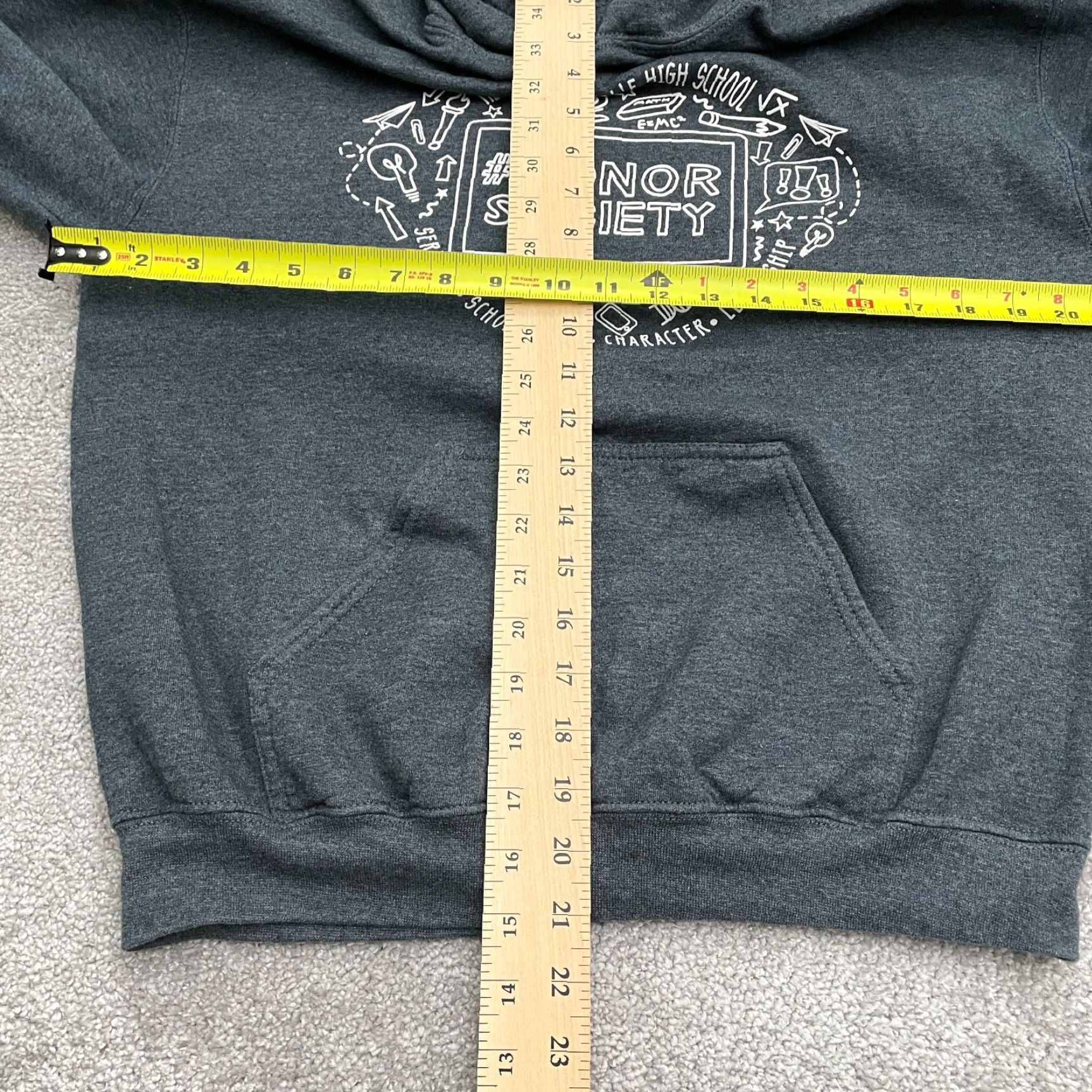 Gildan Gildan Heavy Blend Hoodie Pullover Gray Graphic Fleece Unisex Medium Size US M / EU 48-50 / 2 - 7 Thumbnail