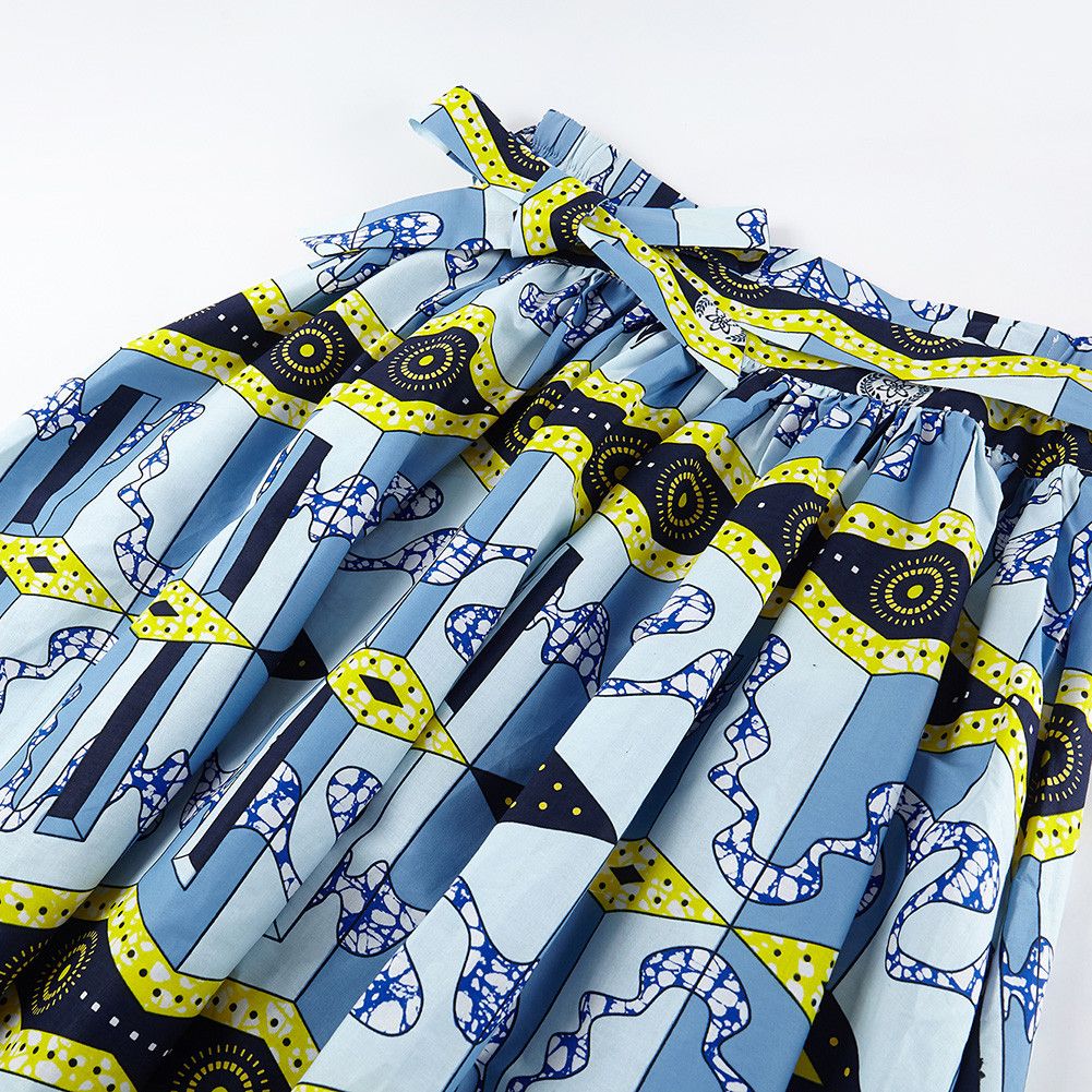Other Wax Print Skirts Maxi Long Skirt Cotton Size 34" / US 12 / IT 48 - 7 Thumbnail