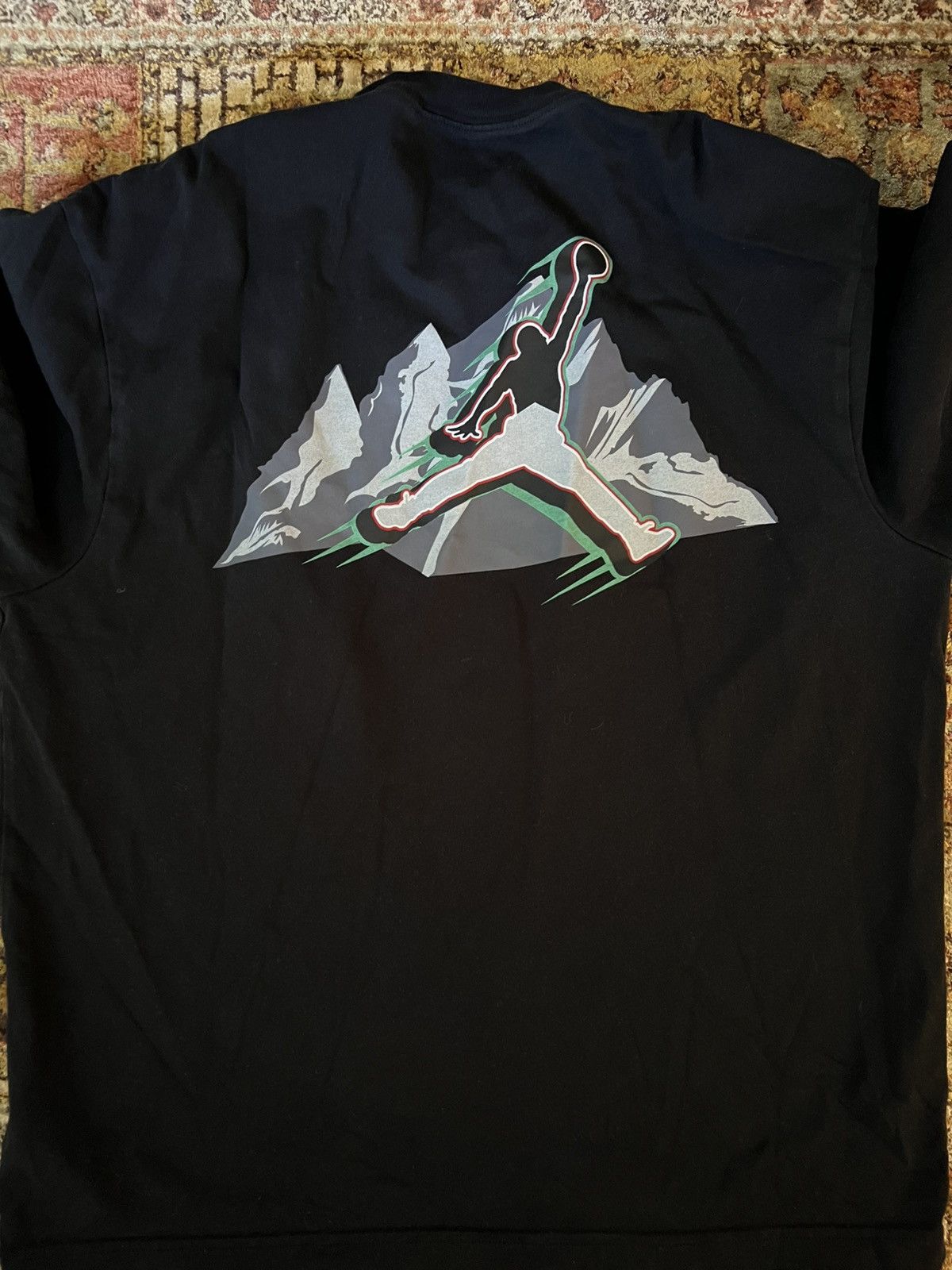 Jordan Brand × Nike JORDAN BLACK PANTHER GRAPHIC TSHIRT Size US L / EU 52-54 / 3 - 2 Thumbnail