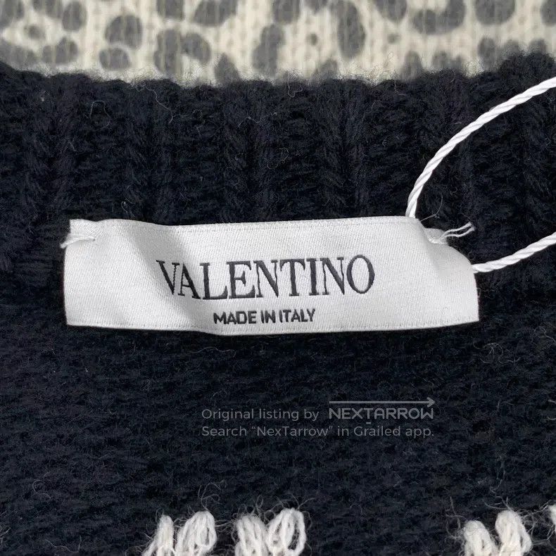 Valentino Valentino Color-blocked leopard print jacquard cotton wool Size S / US 4 / IT 40 - 5 Thumbnail