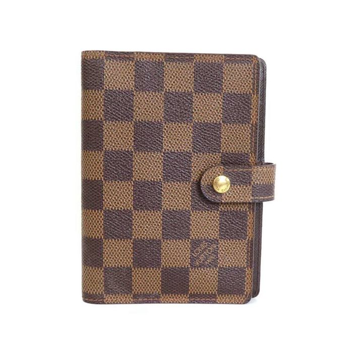 Louis Vuitton LOUIS VUITTON Notebook Cover Damier Agenda PM Canvas ...