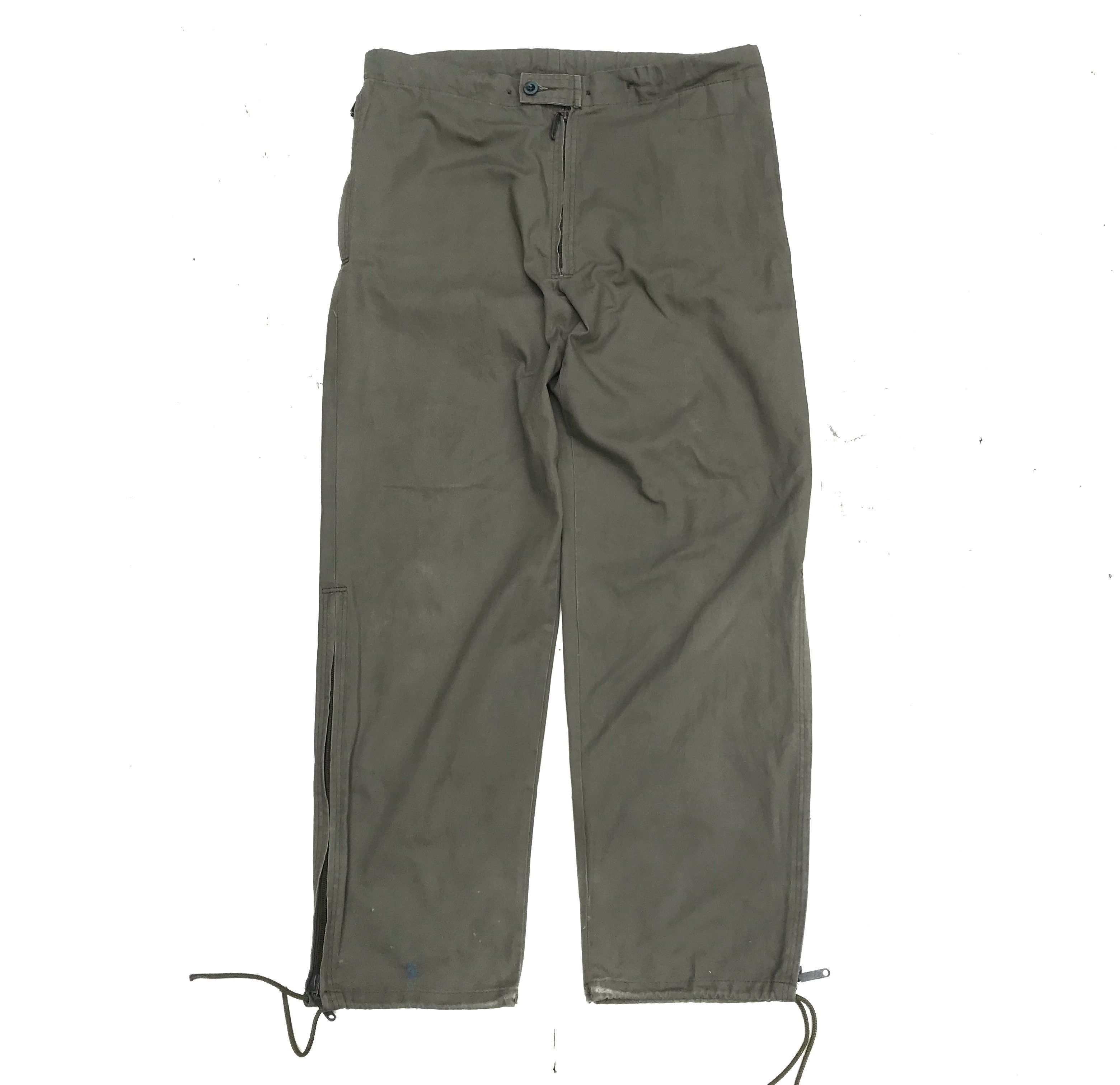 Aeronautica Militare Vintage Germany Military trouser pants Green army military Size US 36 / EU 52 - 1 Thumbnail