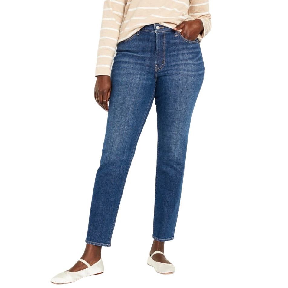 Old Navy Old Navy High Rise O.G. Straight Everyday Jeans 18 Tall Size 40" / US 18 - 1 Thumbnail