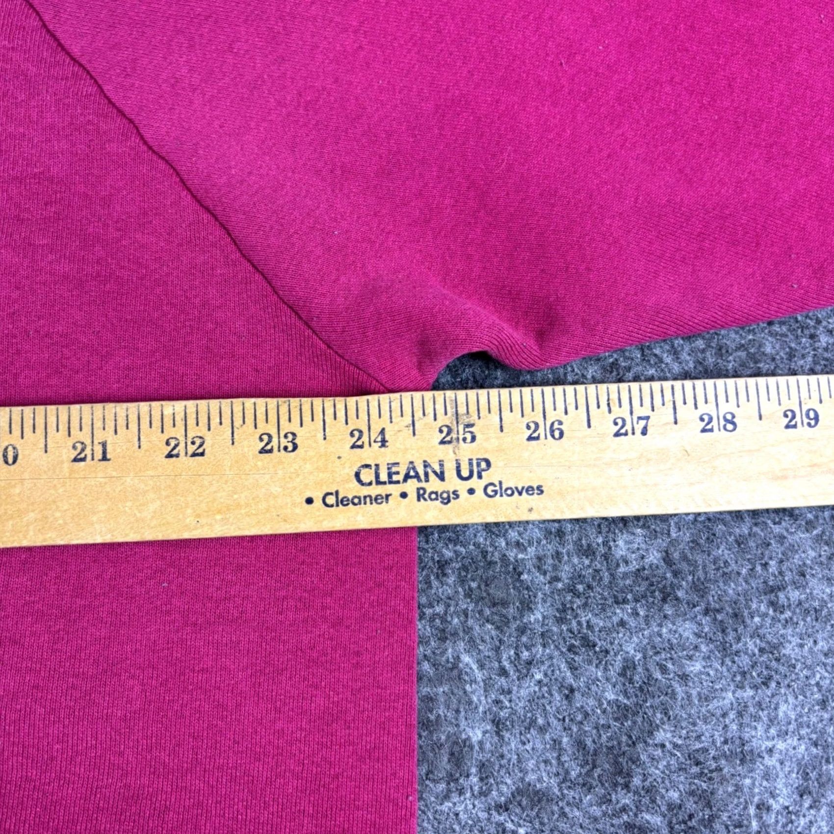 Fruit Of The Loom VINTAGE Fruit of the Loom Raglan Sweatshirt Pink XL Womens Pullover 90s Rounded Neck Long Sleeve/All Seasons Knit Fabric Cotton Lining Size XL / US 12-14 / IT 48-50 - 3 Thumbnail